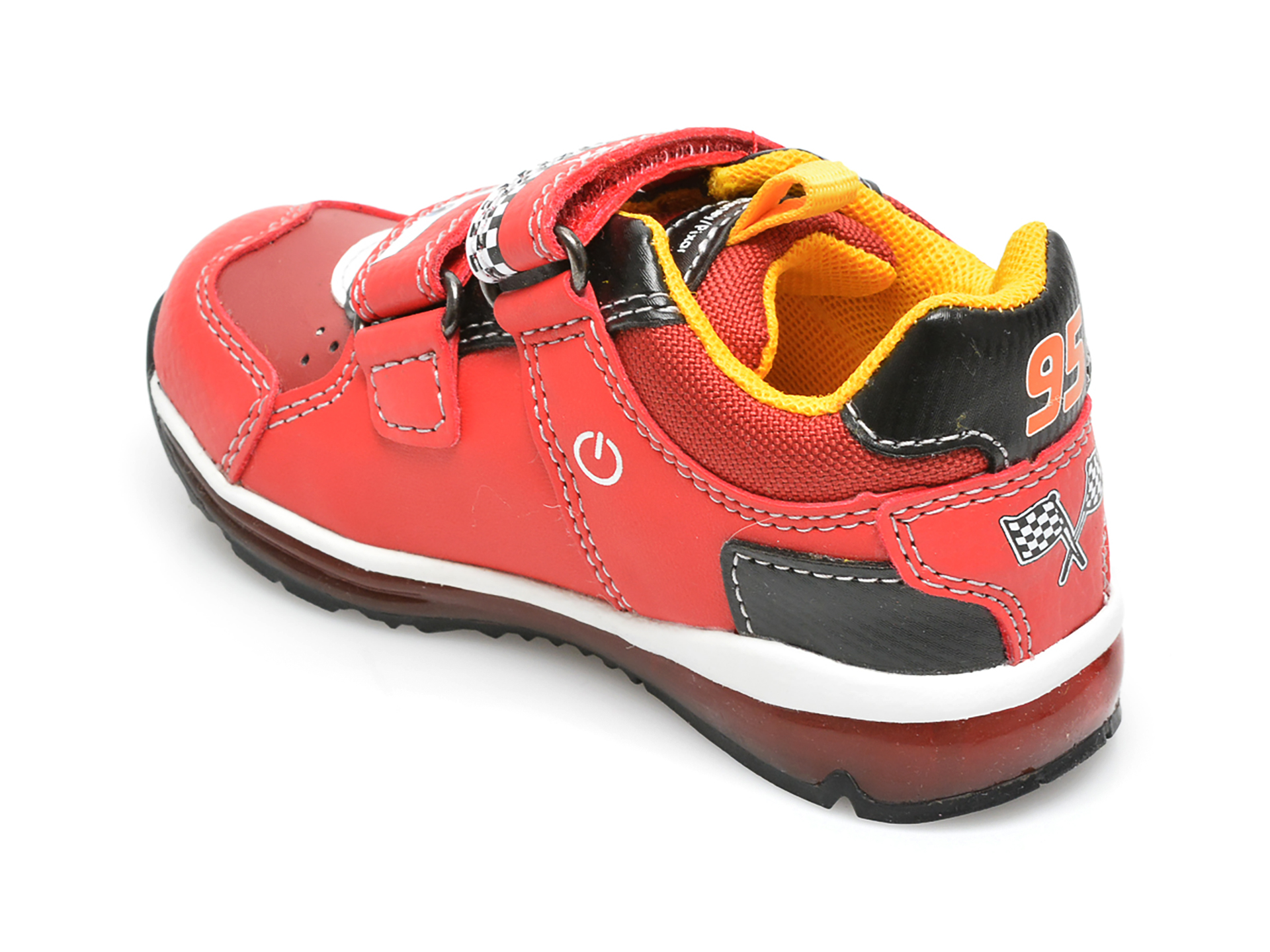 Pantofi sport GEOX rosii, B1684B, din piele ecologica - 5