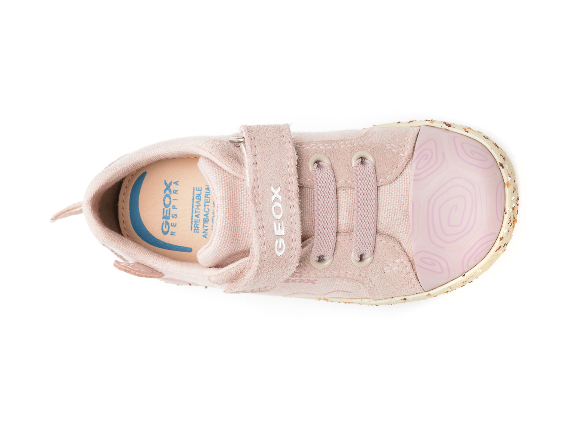 Pantofi sport GEOX roz, B25D5C, din material textil - 6