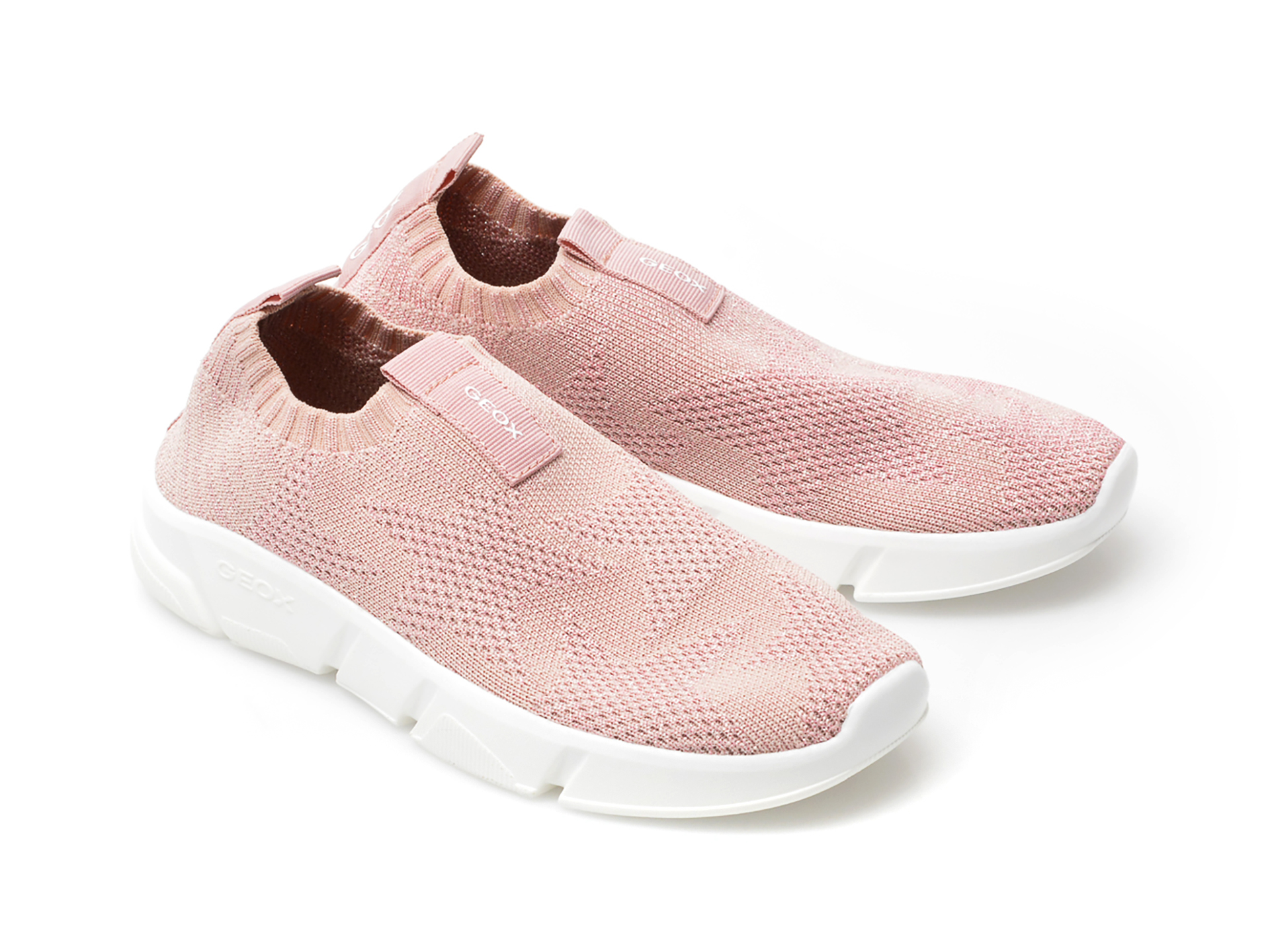 Pantofi sport GEOX roz, J25DLE, din material textil - 4