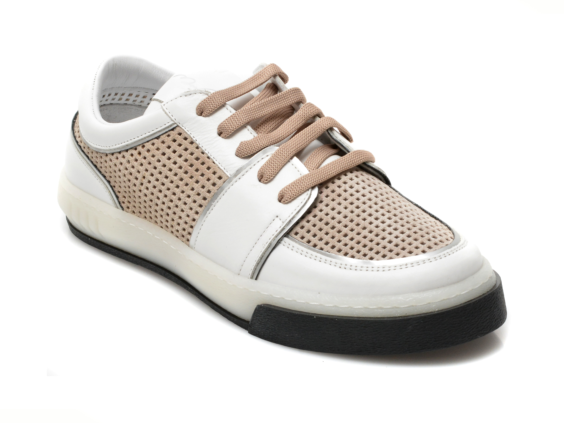 Pantofi sport GOLDDEER albi, 168, din piele naturala /femei/pantofi