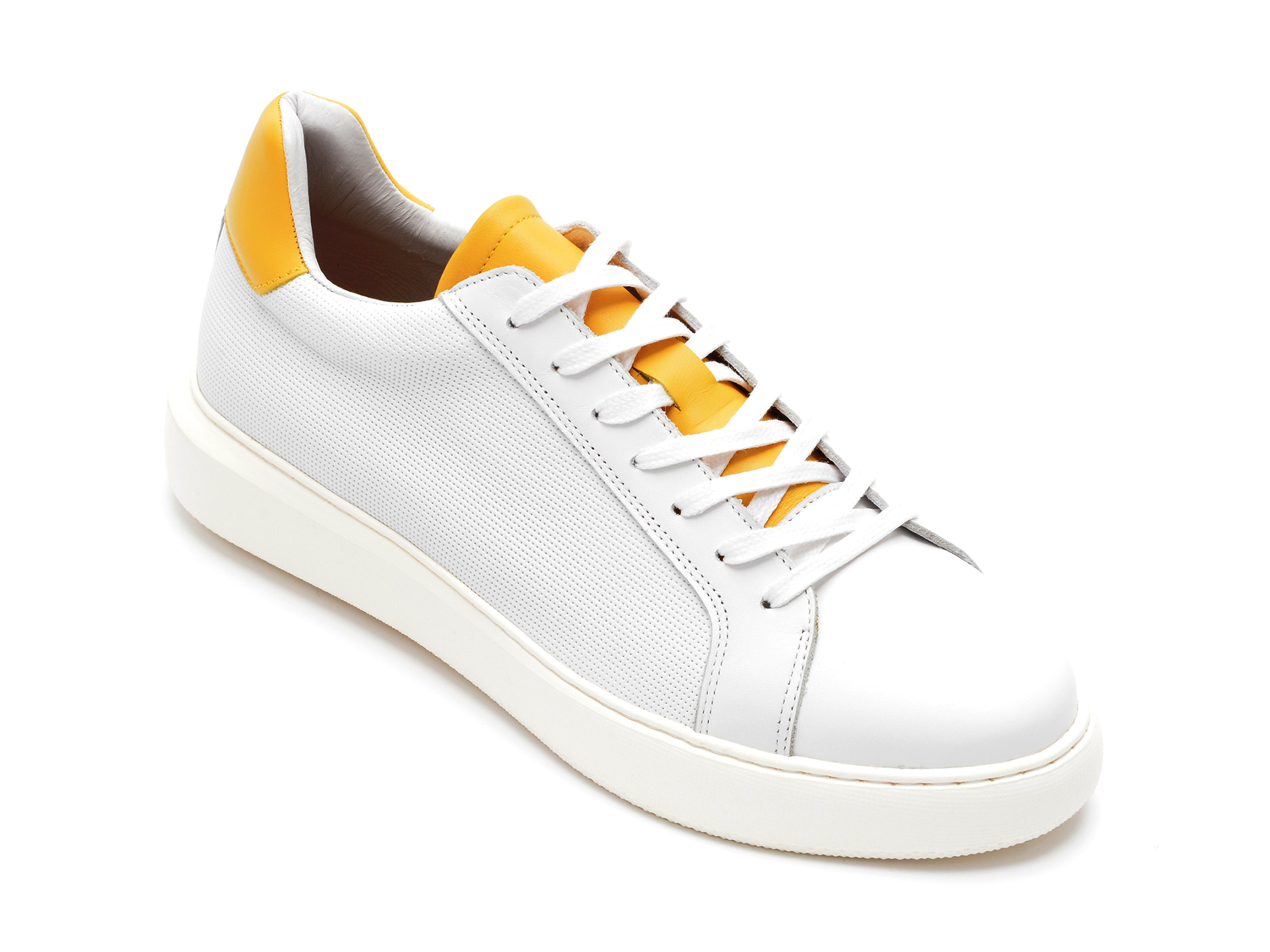 Pantofi sport GRYXX albi, 10634A, din piele naturala 2022 ❤️ Pret Super Black Friday otter.ro imagine noua 2022