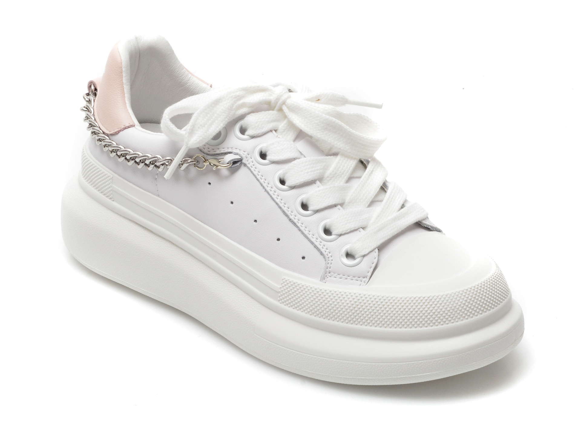 Pantofi sport GRYXX albi, 2021110, din piele naturala Gryxx imagine noua