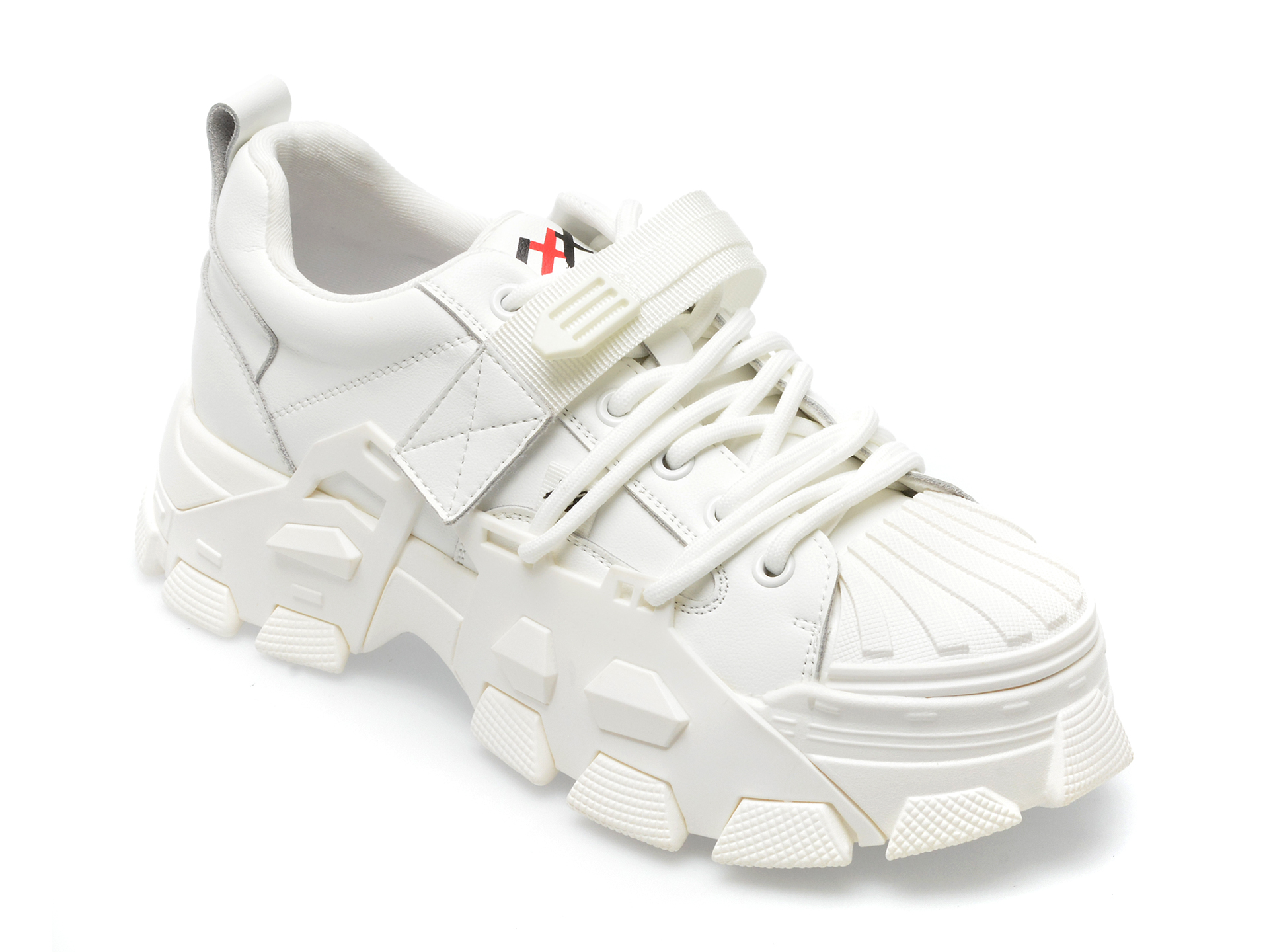 Pantofi sport GRYXX albi, 220589, din piele naturala