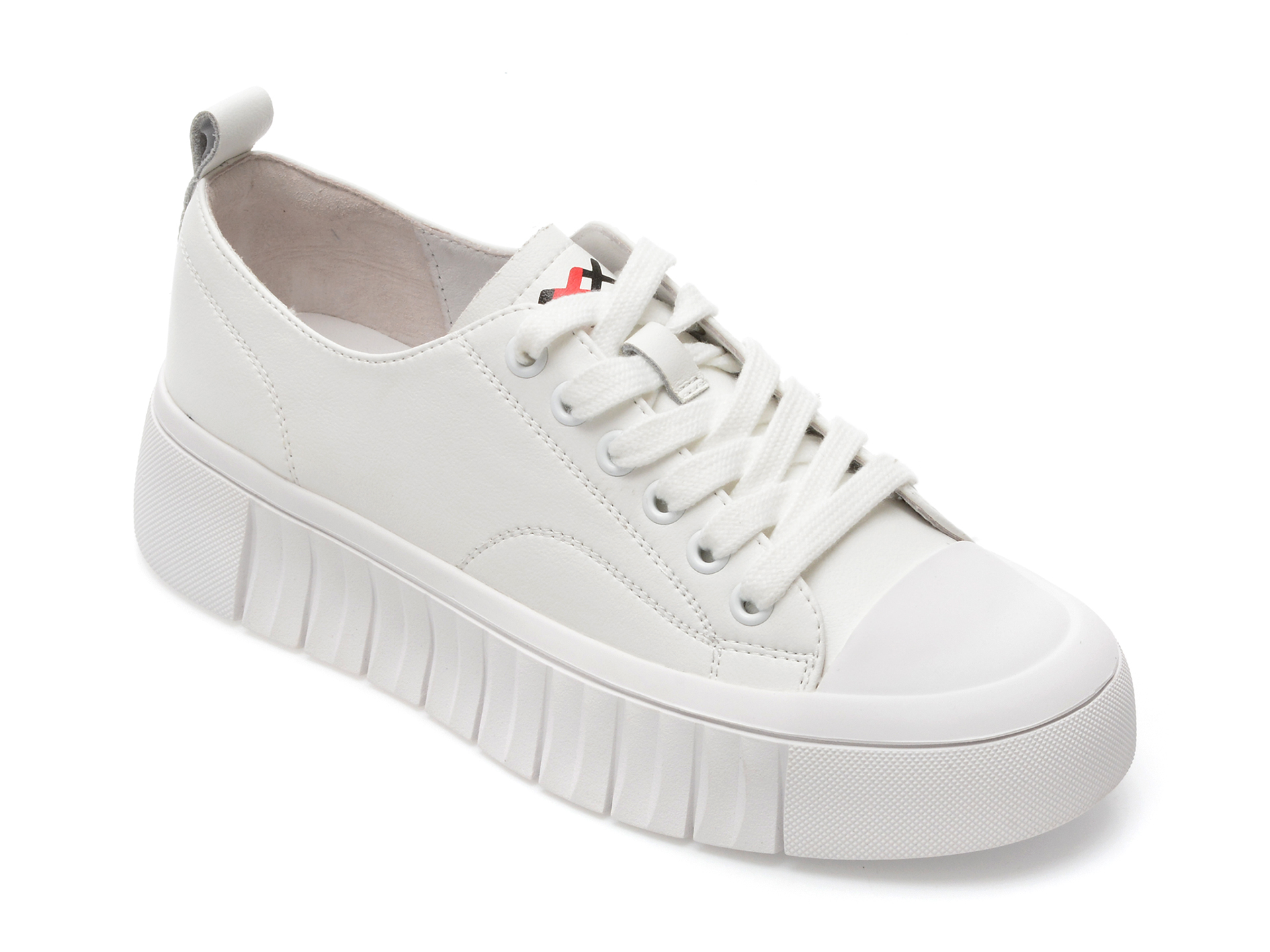 Pantofi sport GRYXX albi, 22209, din piele naturala /femei/pantofi imagine noua