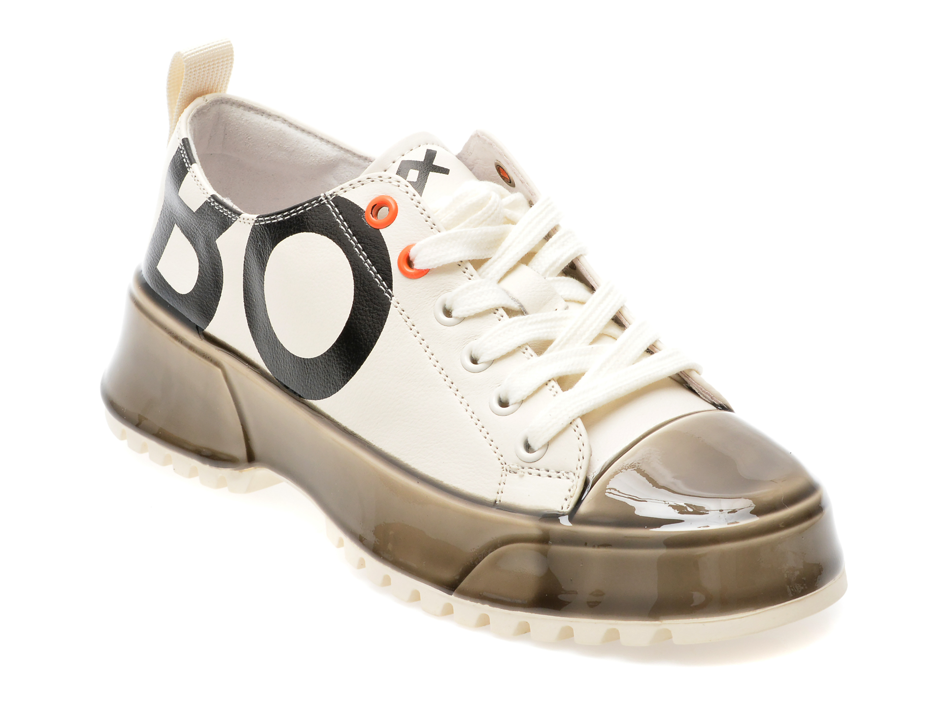 Pantofi sport GRYXX albi, 22502, din piele naturala /femei/pantofi imagine noua