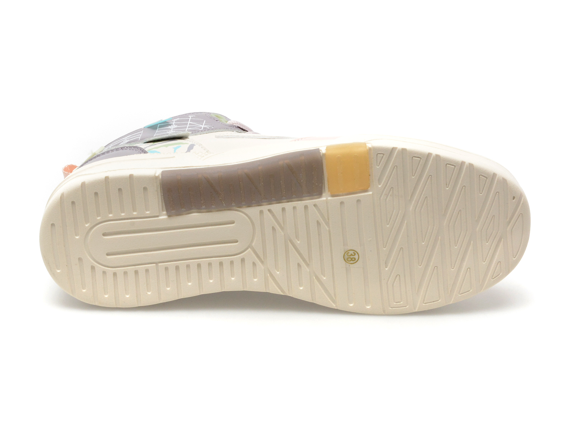 Pantofi sport GRYXX albi, 2590, din piele ecologica si material textil