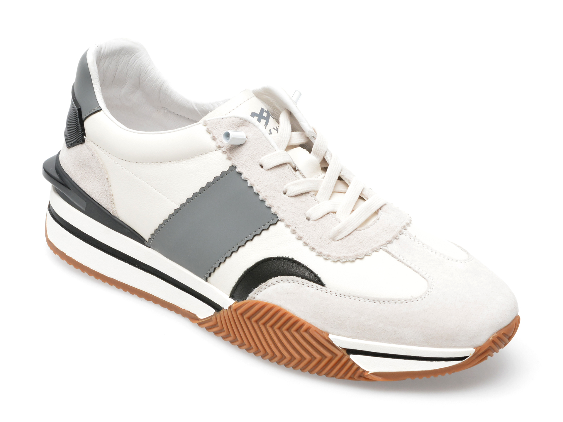 Pantofi sport GRYXX albi, 2722, din piele naturala