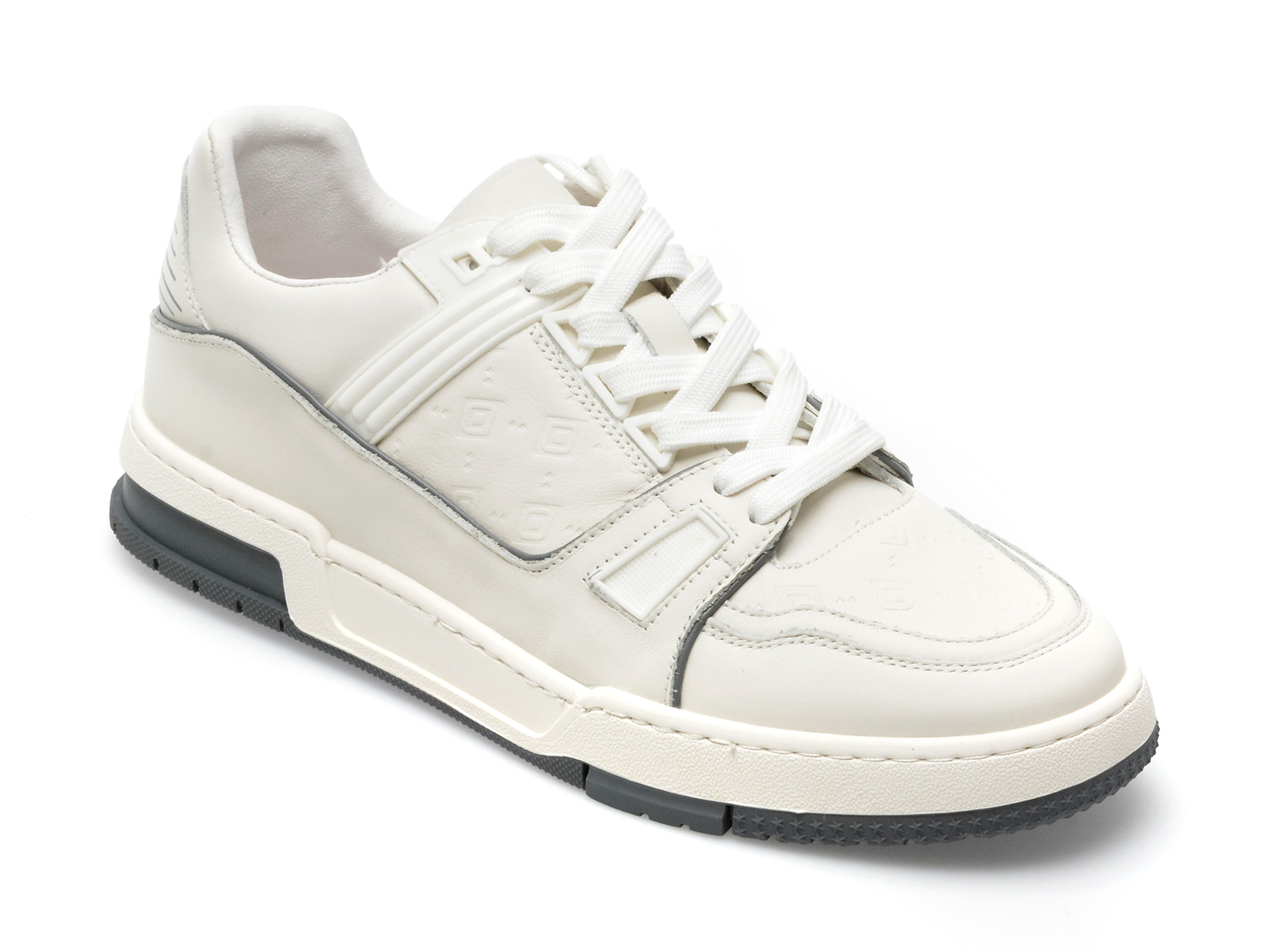 Pantofi sport GRYXX albi, 2833, din piele naturala /barbati/pantofi imagine noua