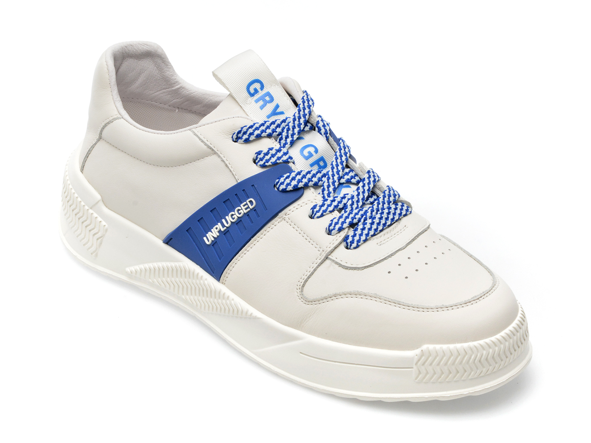 Pantofi sport GRYXX albi, 2872, din piele naturala