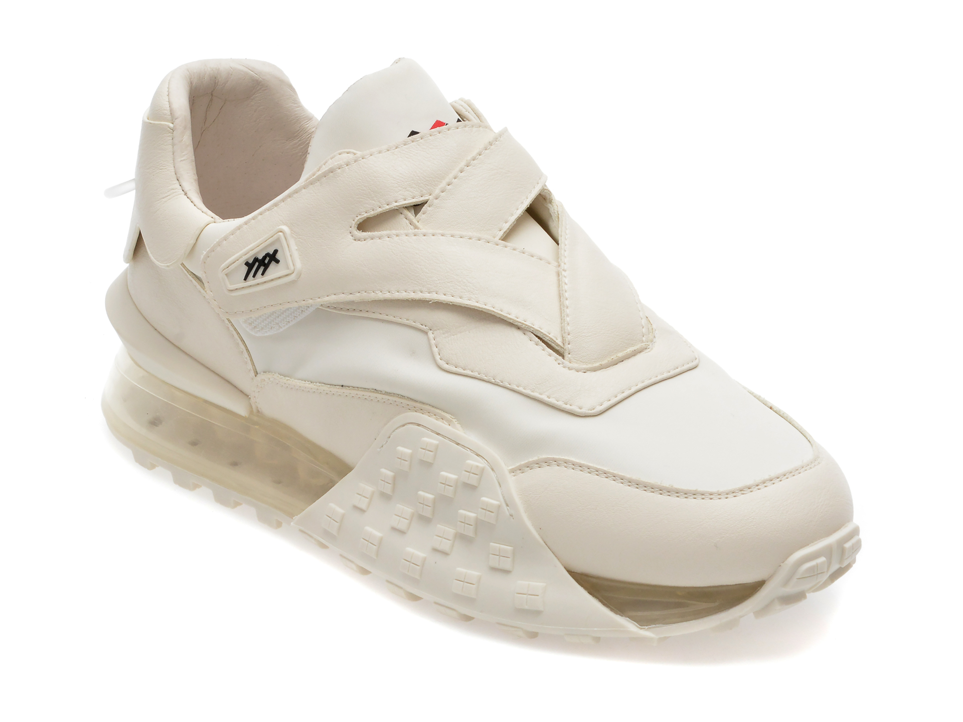 Pantofi sport GRYXX albi, 3A27, din material textil si piele naturala /barbati/pantofi imagine super redus 2022