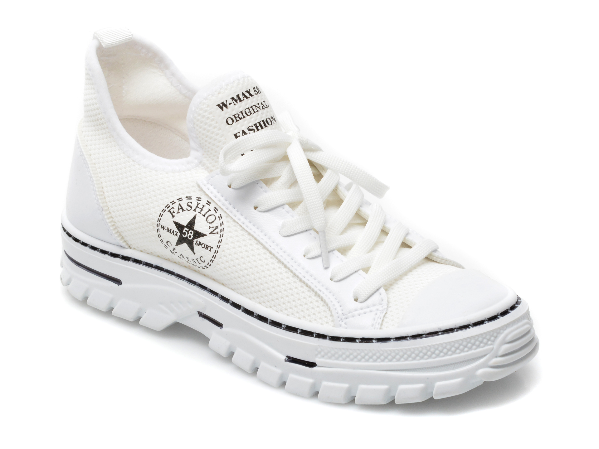 Pantofi sport GRYXX albi, 58, din material textil Gryxx Gryxx