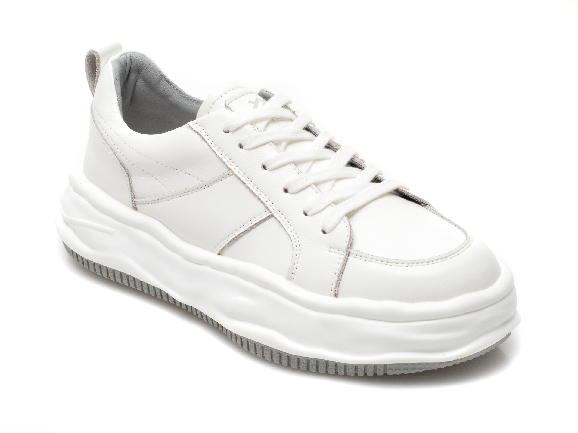 Pantofi sport GRYXX albi, 61Q095, din piele naturala Gryxx INCALTAMINTE