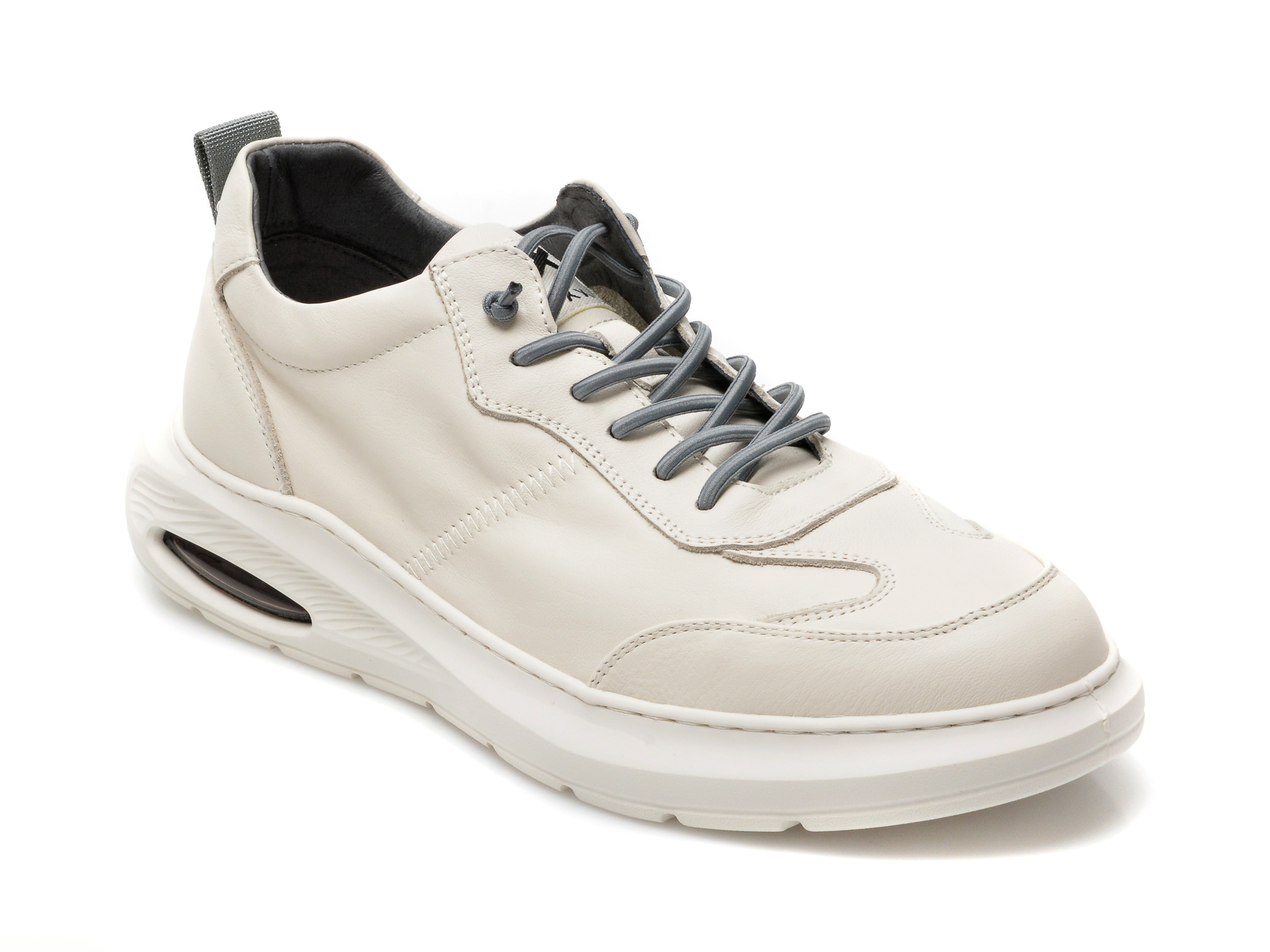 Pantofi sport GRYXX albi, 65571, din piele naturala Gryxx imagine noua