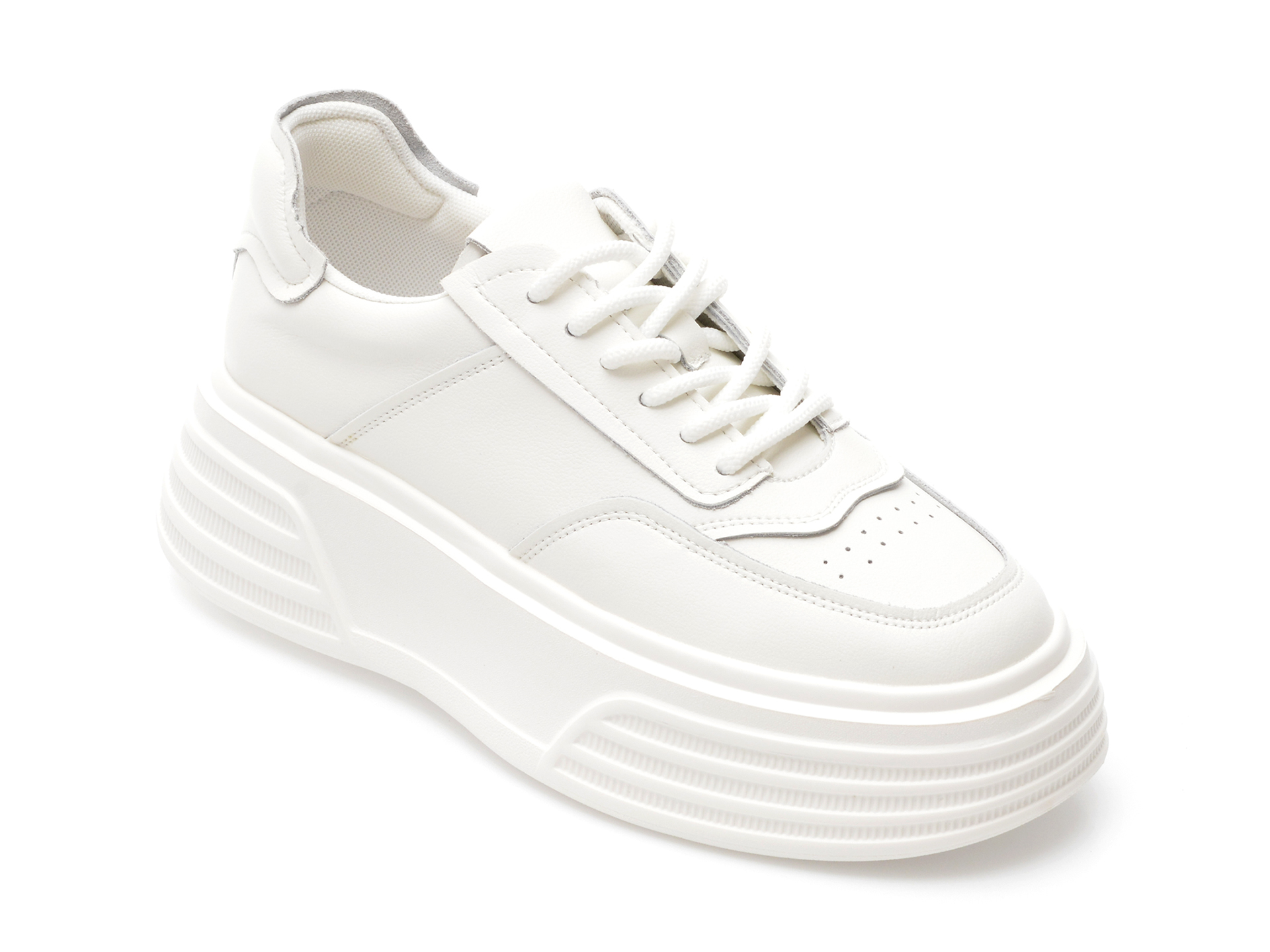 Pantofi sport GRYXX albi, 70, din piele naturala