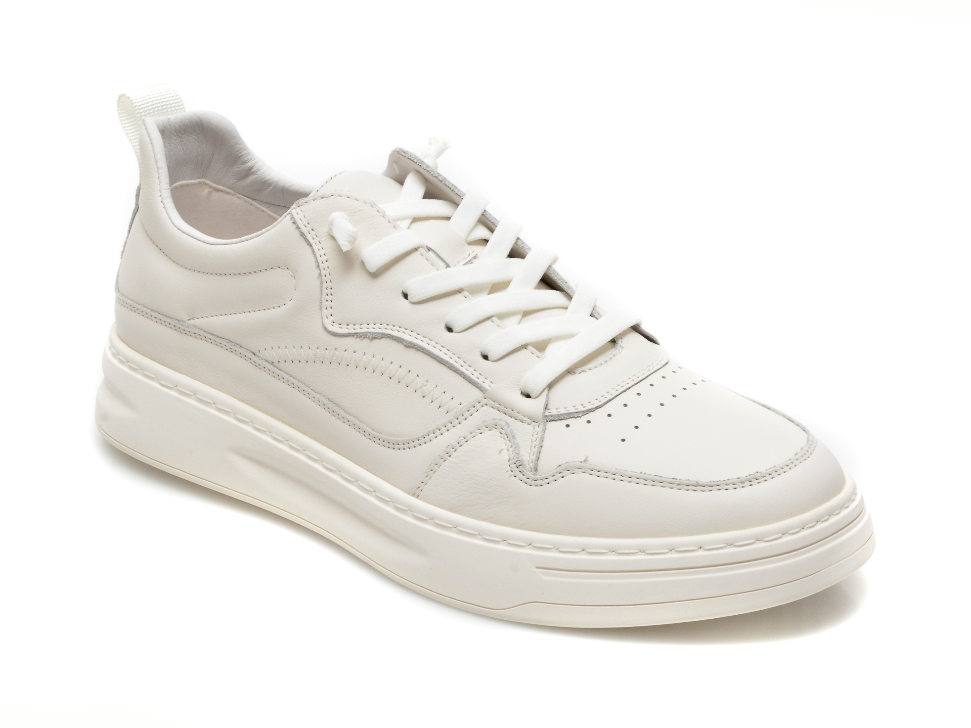 Pantofi sport GRYXX albi, 7531, din piele naturala Gryxx imagine noua