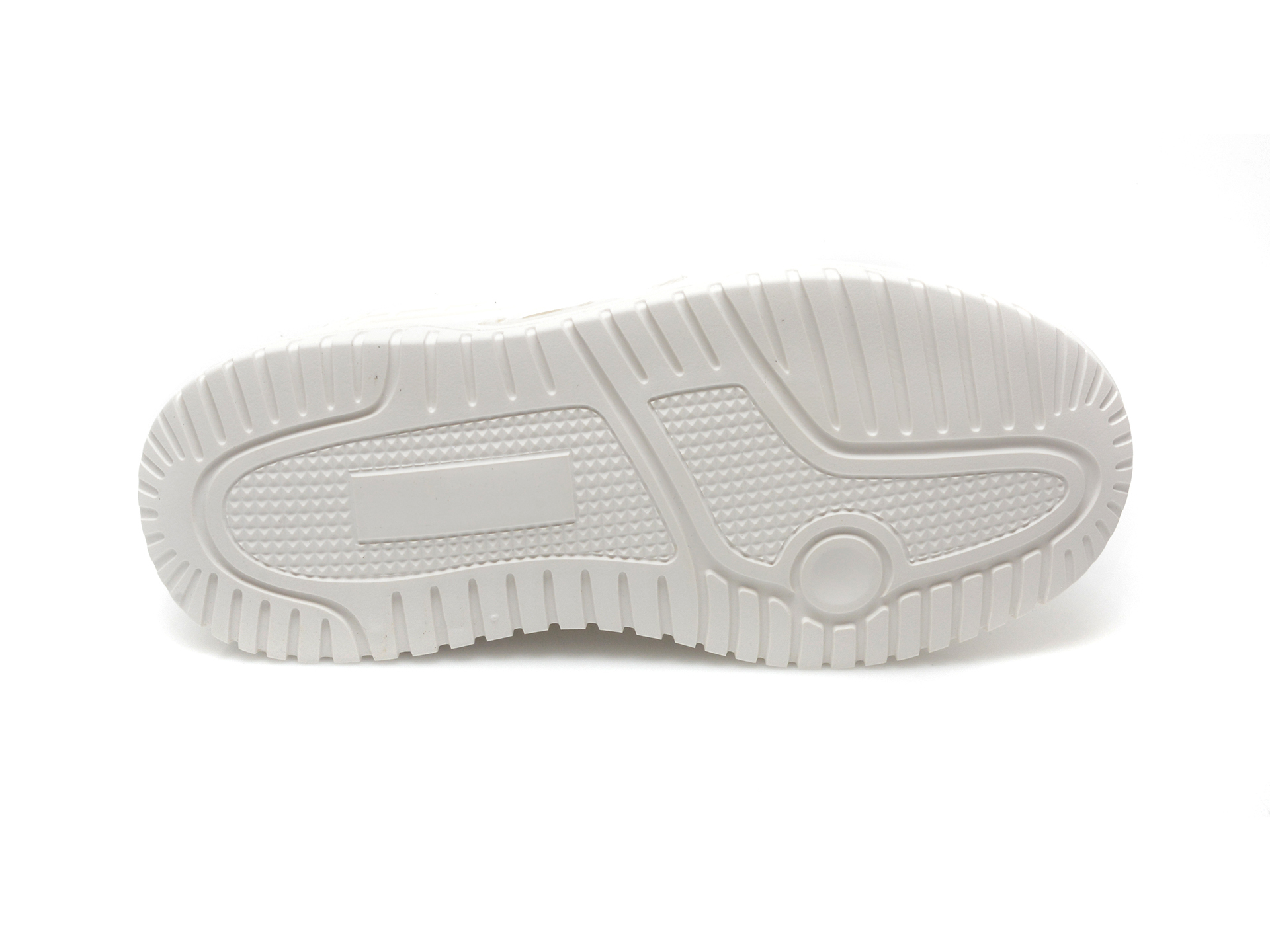 Pantofi sport GRYXX albi, A8219, din material textil si piele naturala