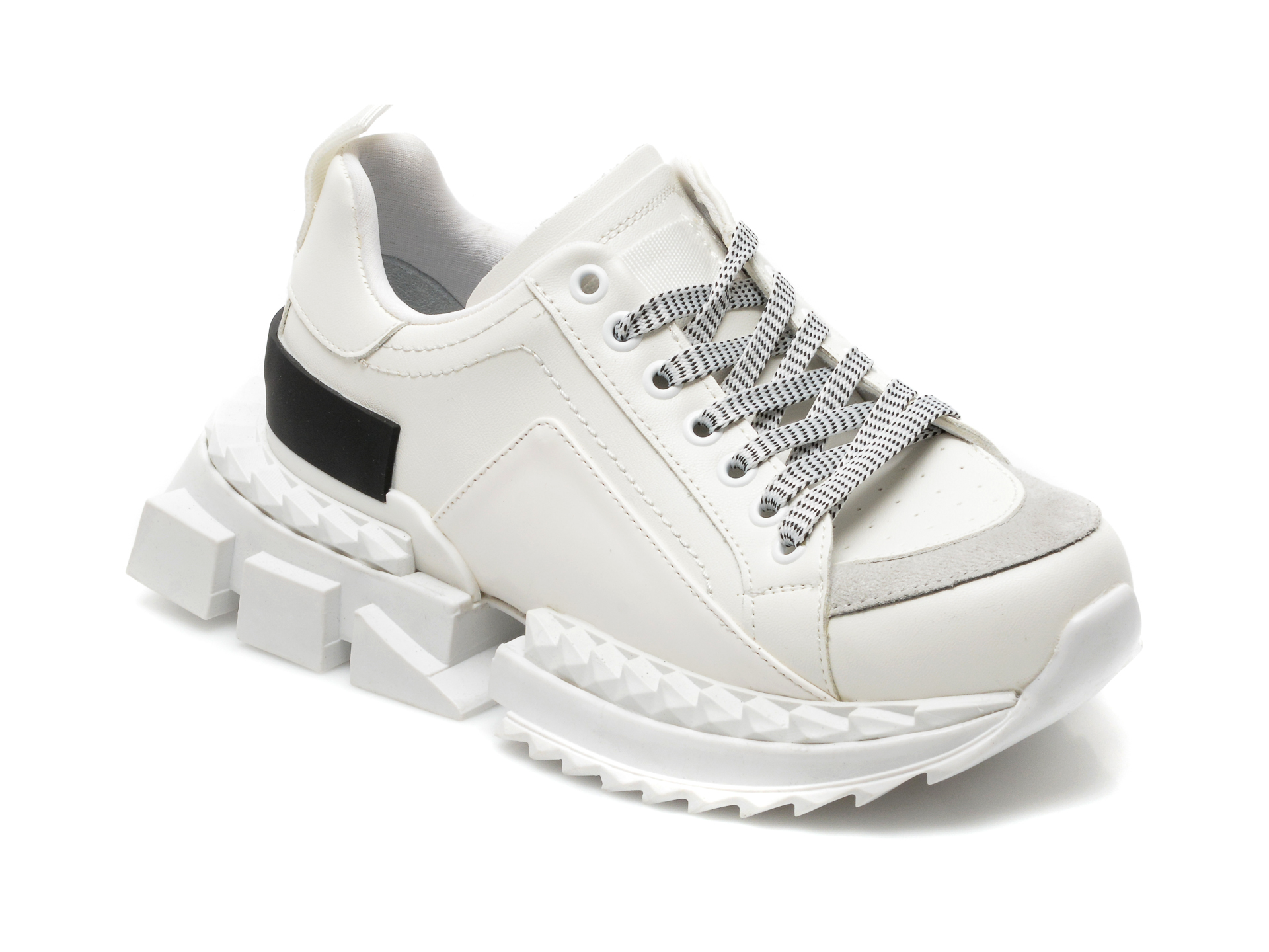 Pantofi sport GRYXX albi, MO1161, din piele ecologica Gryxx imagine noua