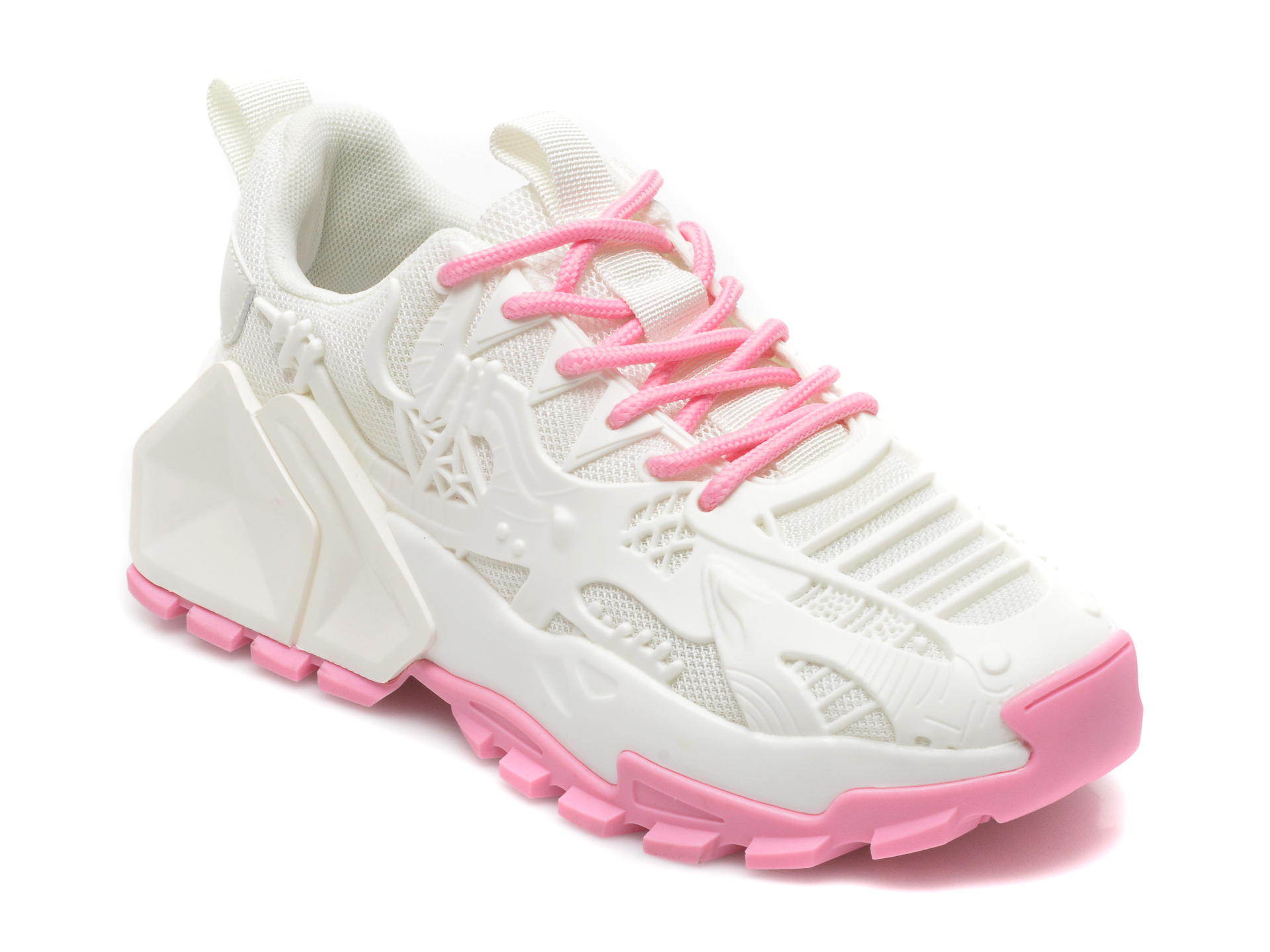 Pantofi sport GRYXX albi, PM328L9, din material textil si piele ecologica 2023 ❤️ Pret Super Black Friday otter.ro imagine noua 2022