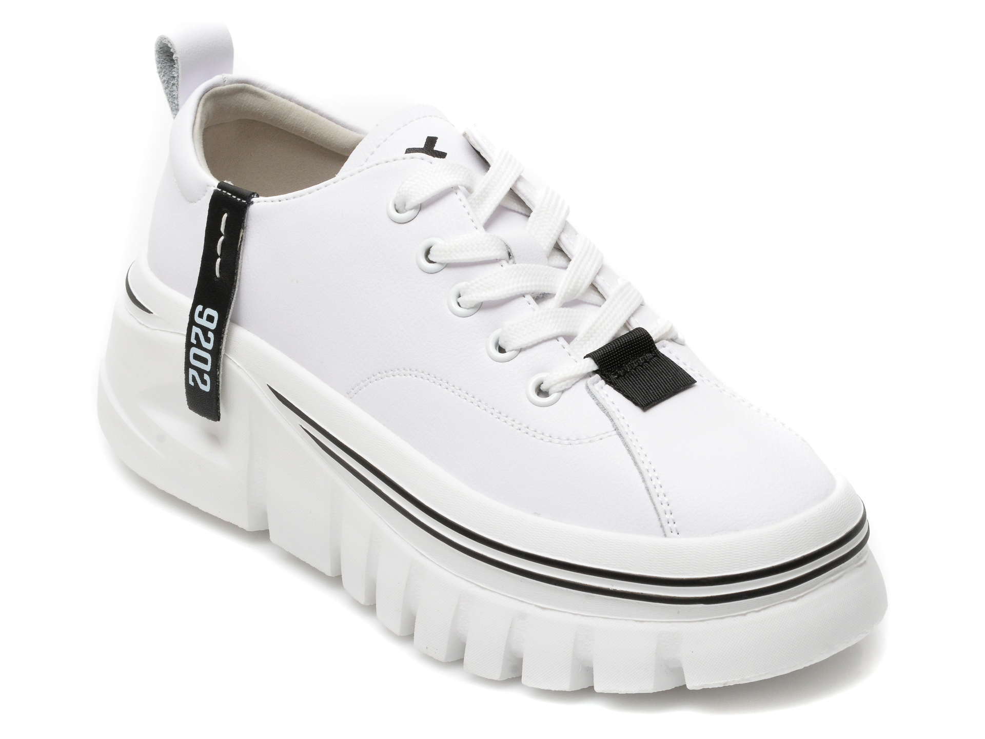 Pantofi sport GRYXX albi, Q5027, din piele naturala /femei/pantofi