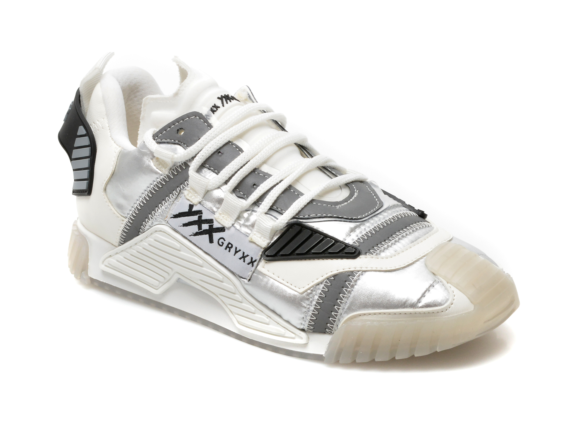 Pantofi sport GRYXX aurii, MK11951, din material textil si piele ecologica Gryxx imagine noua