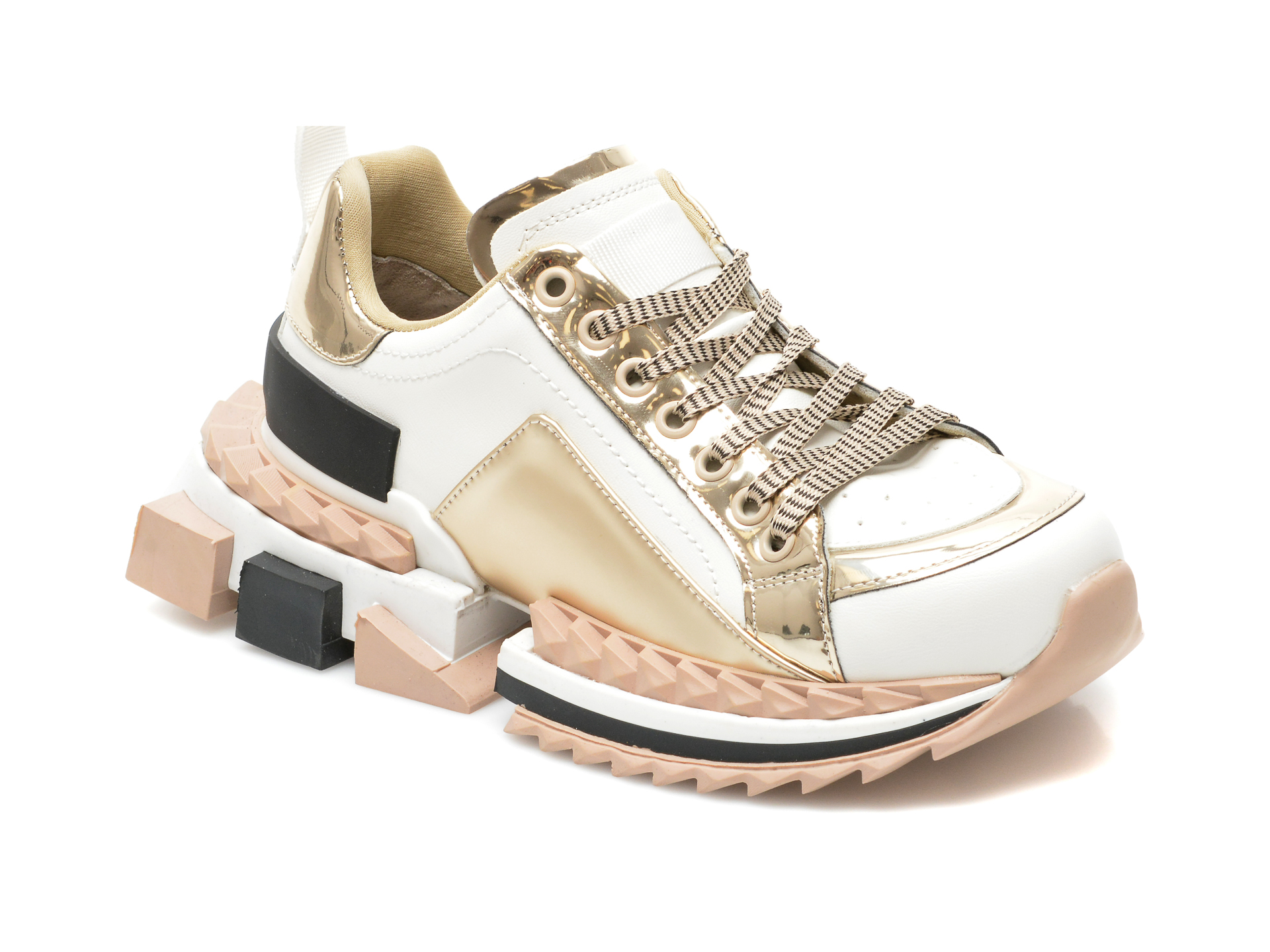 Pantofi sport GRYXX aurii, MO1161, din piele ecologica Gryxx imagine noua