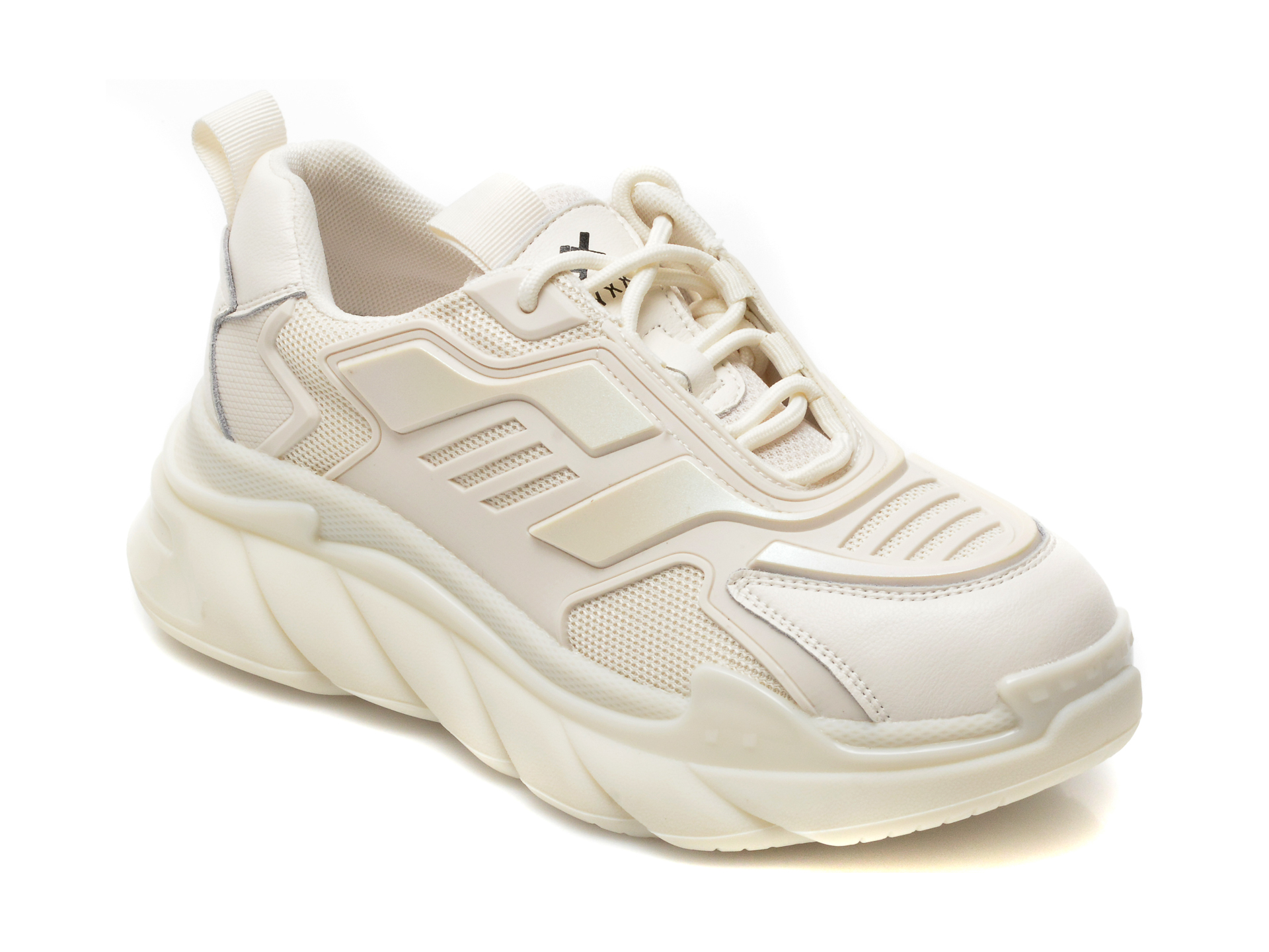 Pantofi sport GRYXX bej, A5690, din material textil si piele naturala Gryxx imagine noua