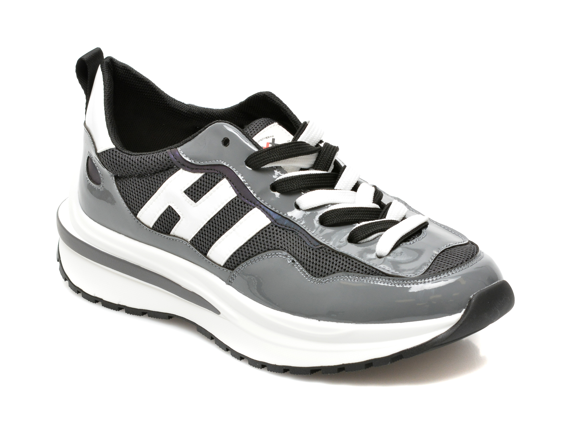 Pantofi sport GRYXX gri, 21A55, din material textil si piele naturala Gryxx Gryxx