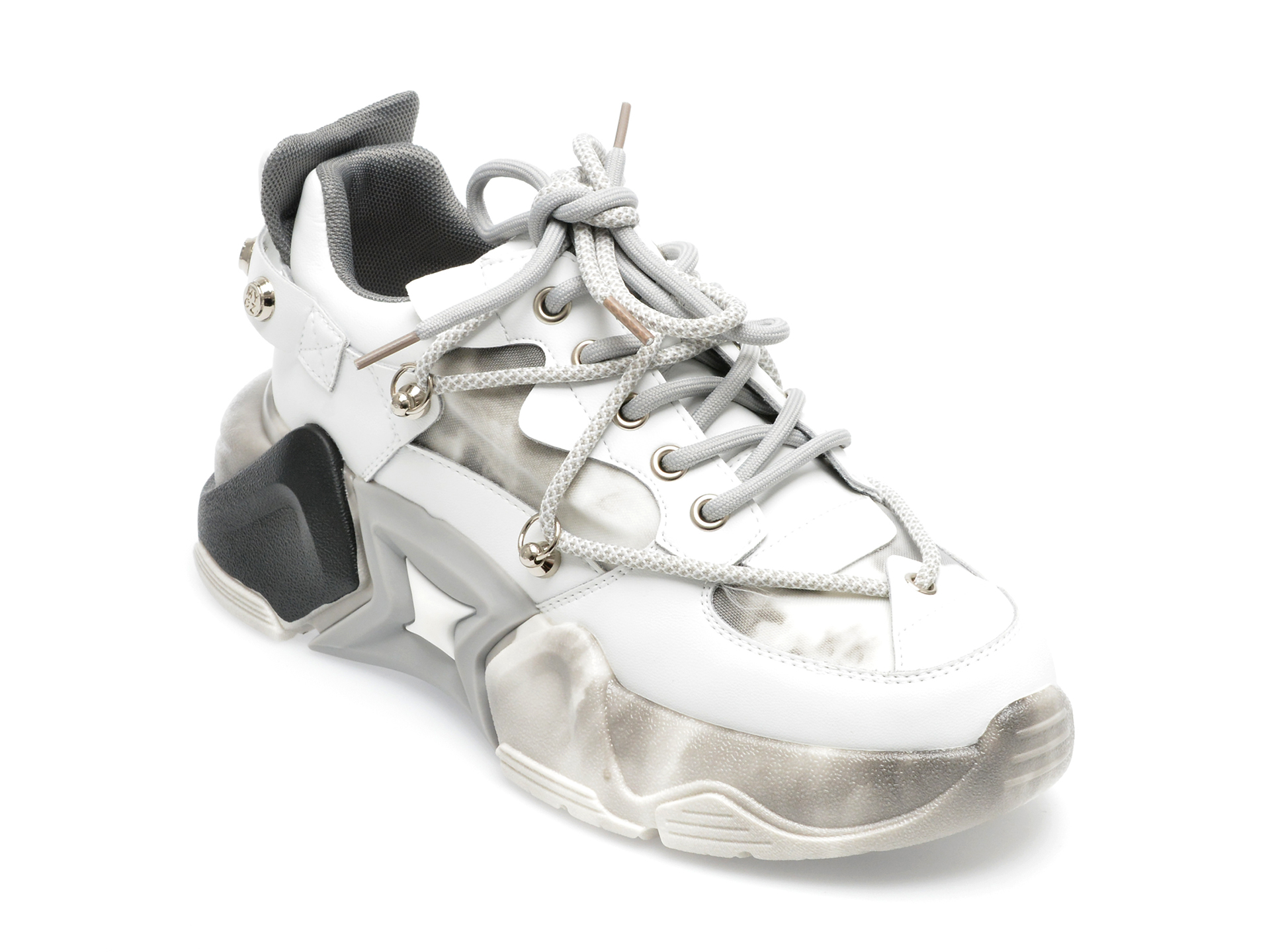 Pantofi sport GRYXX gri, 267159, din material textil si piele naturala