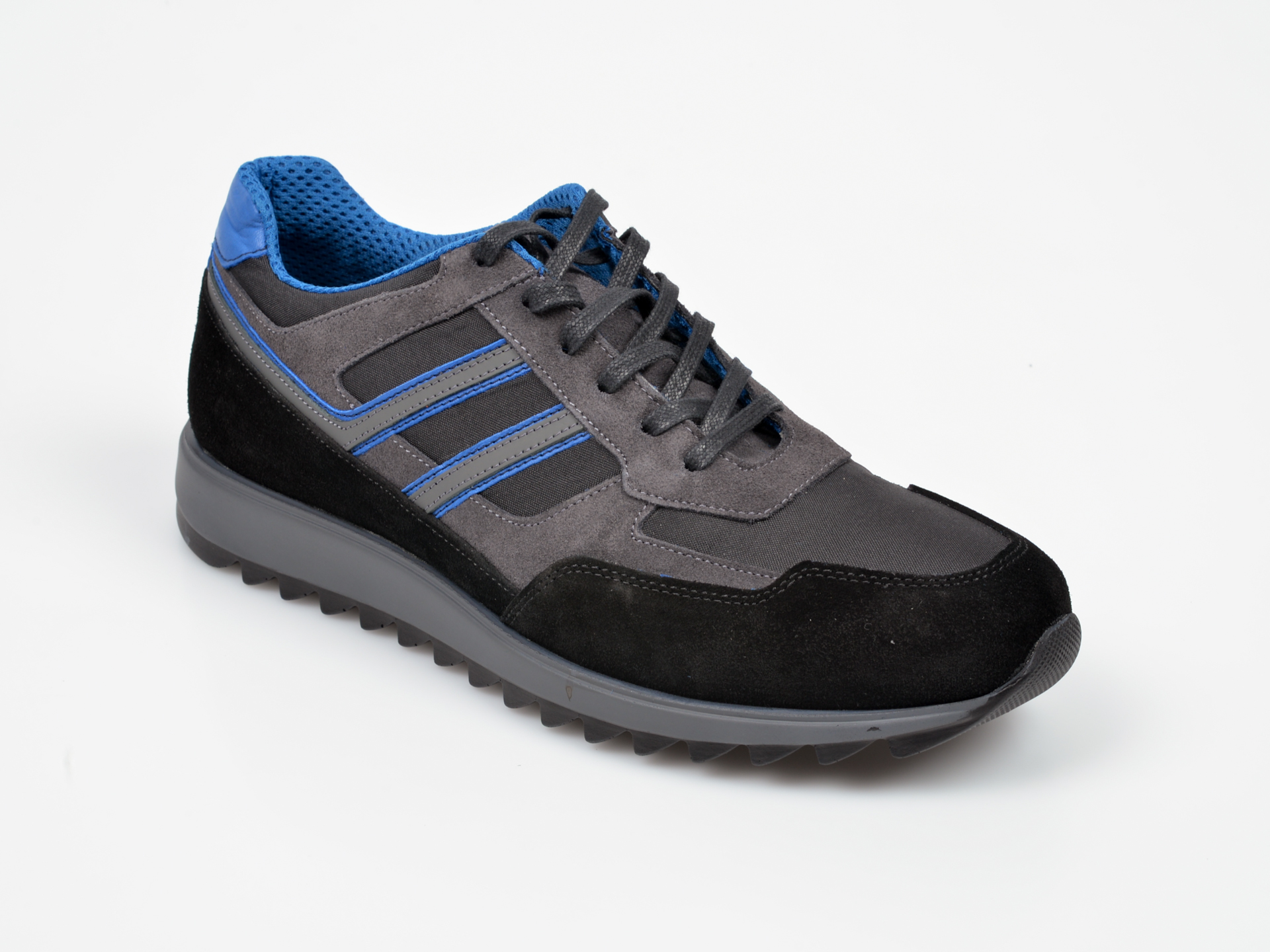 Pantofi sport GRYXX gri , 9616, din material textil si piele naturala