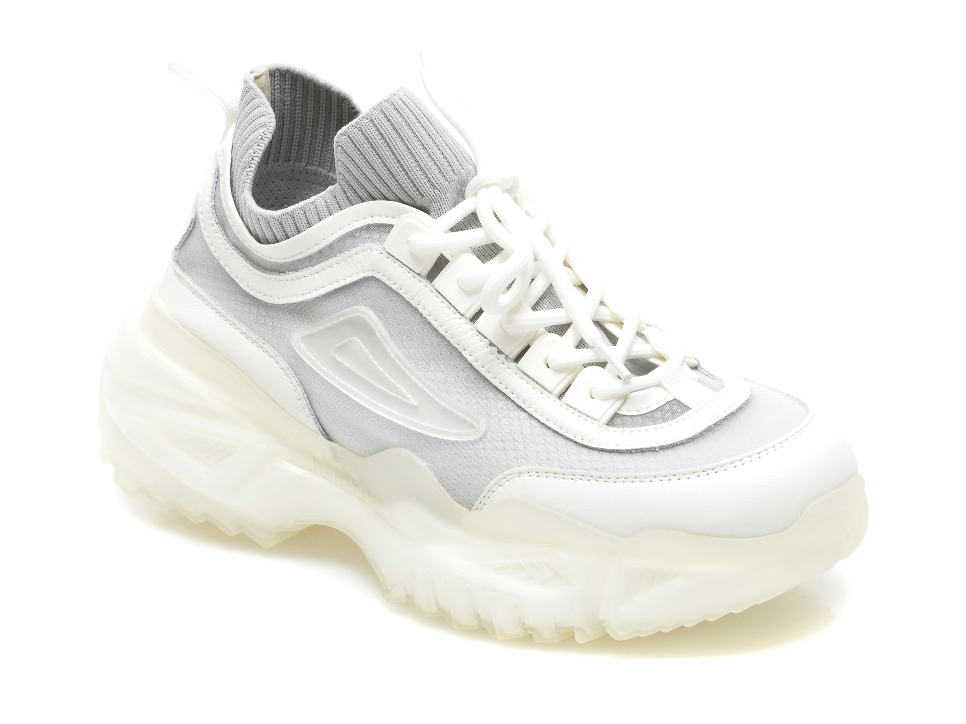 Pantofi sport GRYXX gri, K525, din material textil si piele naturala Gryxx imagine super redus 2022