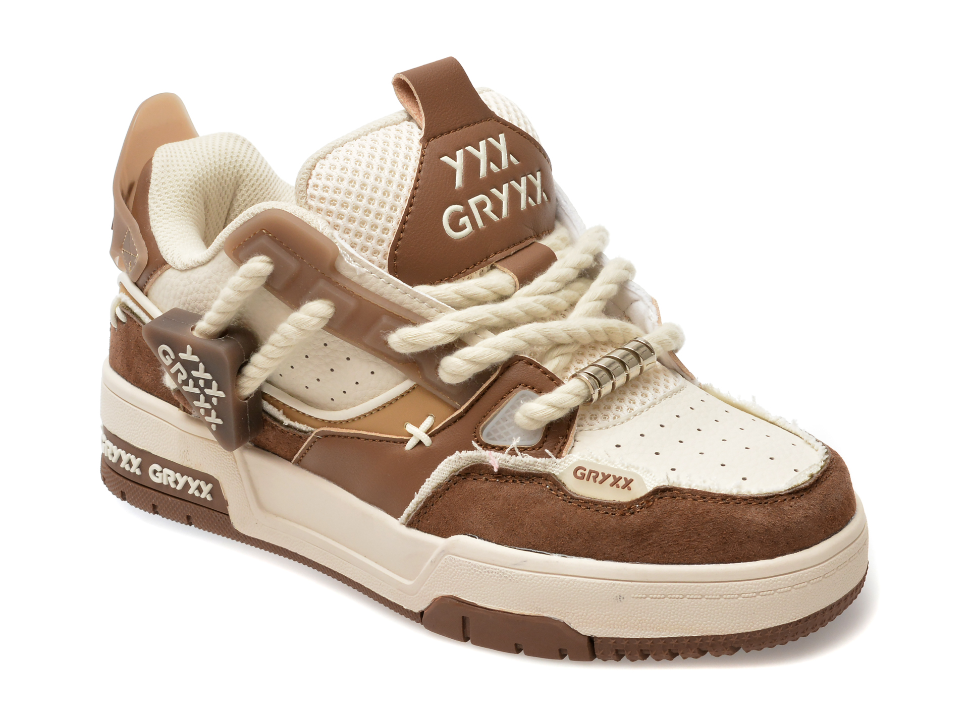 Pantofi sport GRYXX maro, 9, din piele ecologica