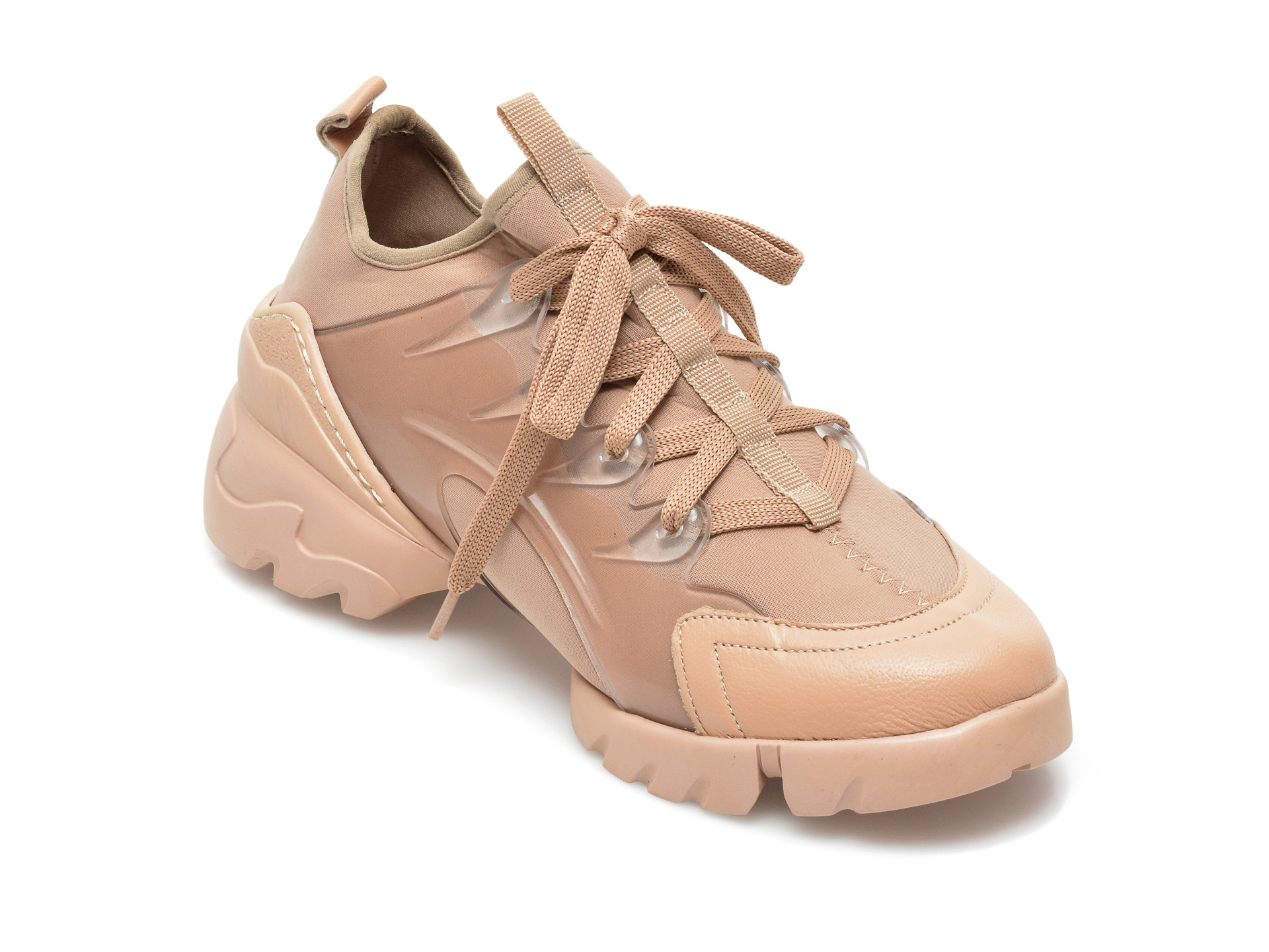 Pantofi sport GRYXX maro, MO1333, din material textil si piele ecologica