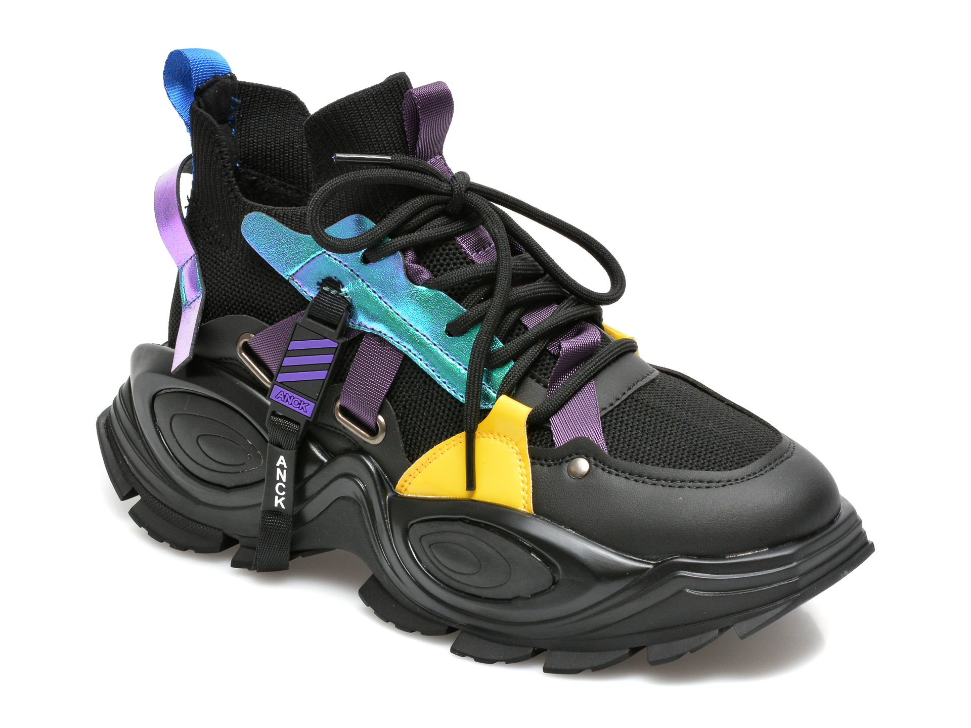 Pantofi sport GRYXX negre, 50395UP, din material textil Gryxx Gryxx