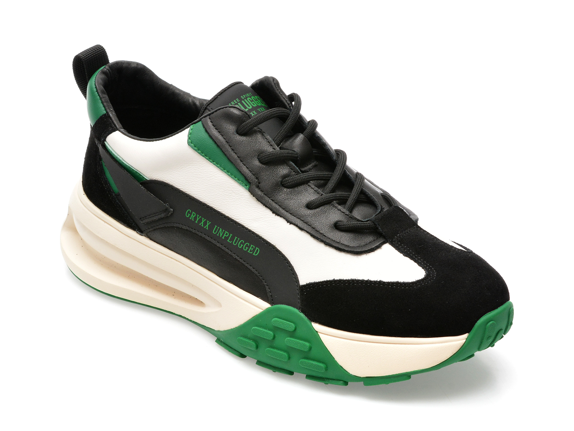 Pantofi sport GRYXX negri, 201, din piele naturala /barbati/pantofi