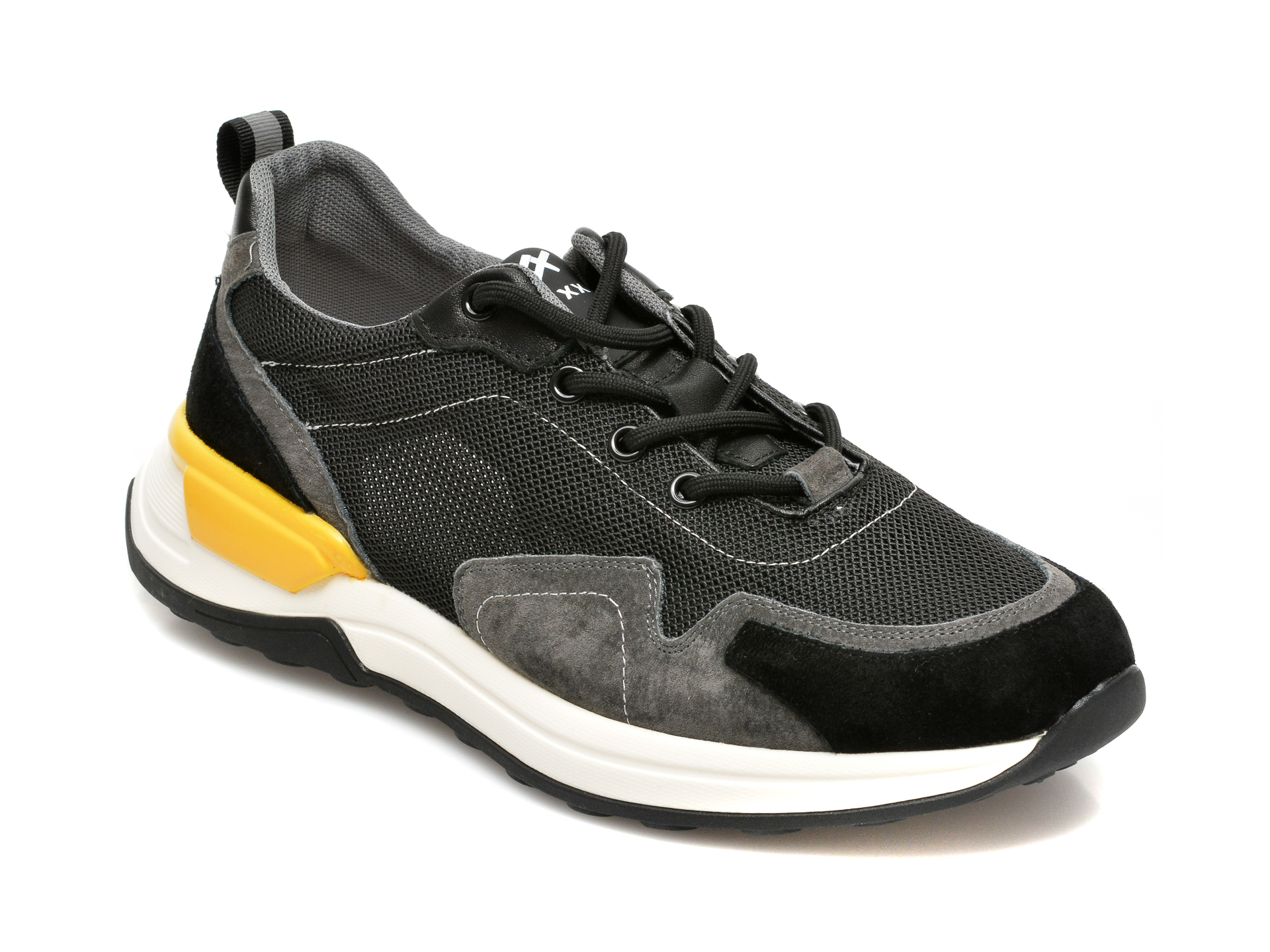 Pantofi sport GRYXX negri, 207922, din material textil si piele naturala Gryxx Gryxx