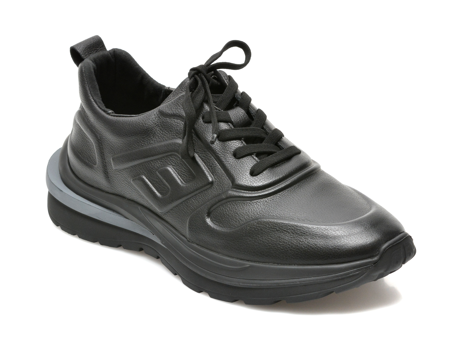 Pantofi sport GRYXX negri, 216551, din piele naturala Gryxx imagine super redus 2022