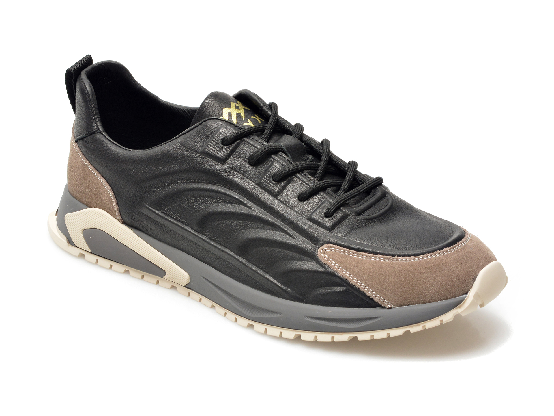 Pantofi sport GRYXX negri, 21933, din piele naturala Gryxx imagine 2022 reducere