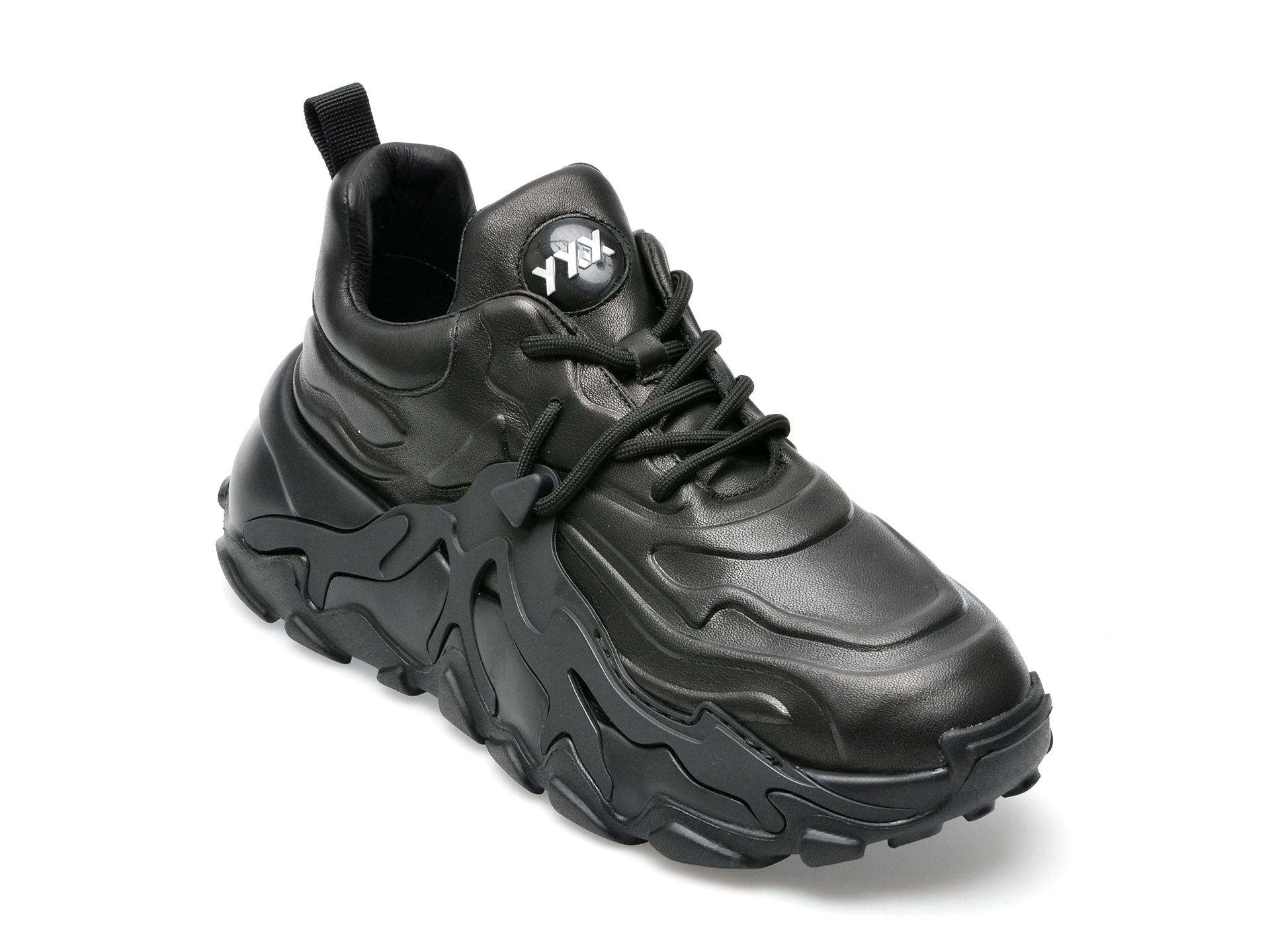 Pantofi sport GRYXX negri, 22068, din piele naturala /barbati/pantofi imagine super redus 2022