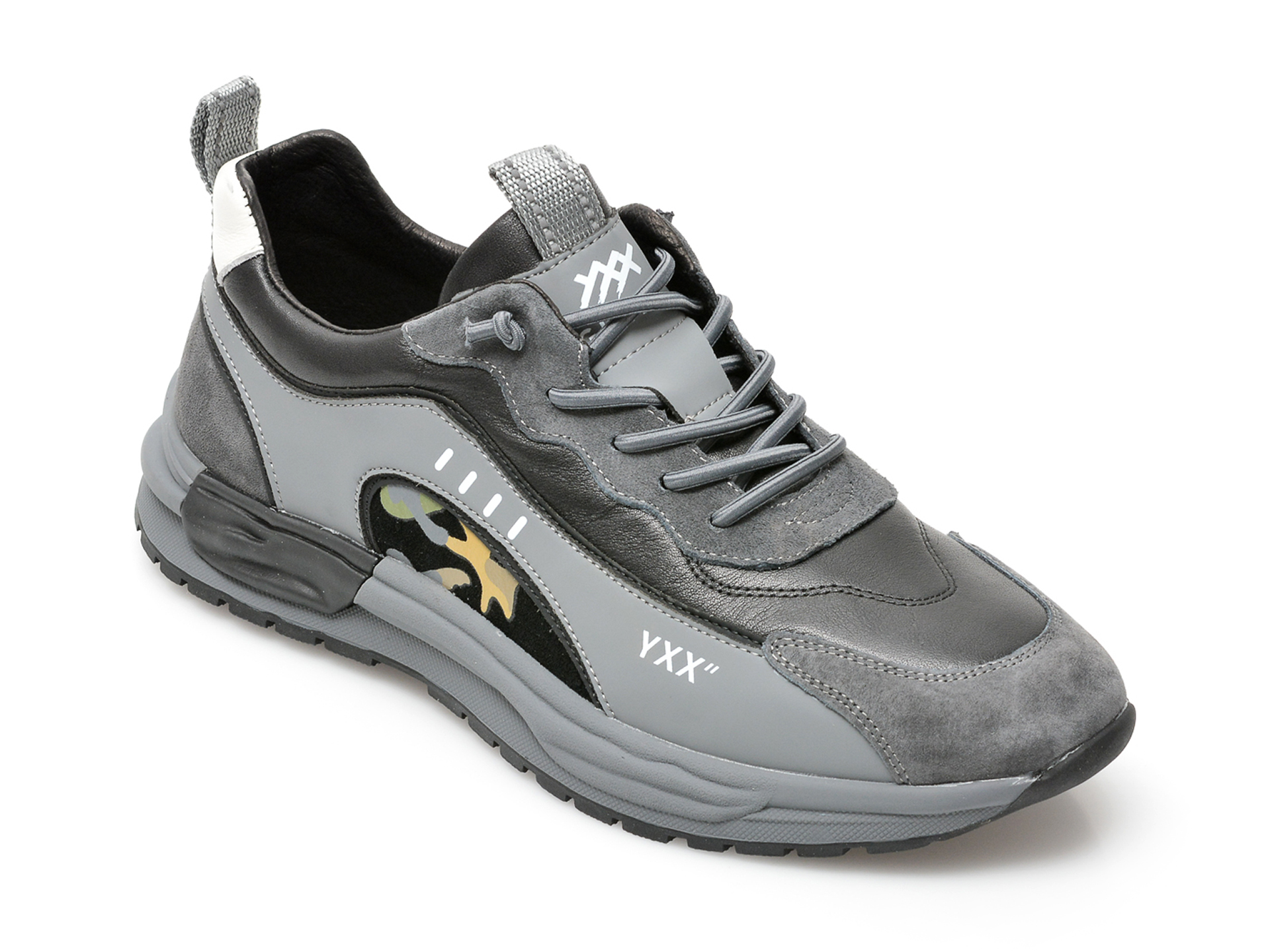 Pantofi sport GRYXX negri, 2222, din piele naturala Gryxx imagine 2022 reducere