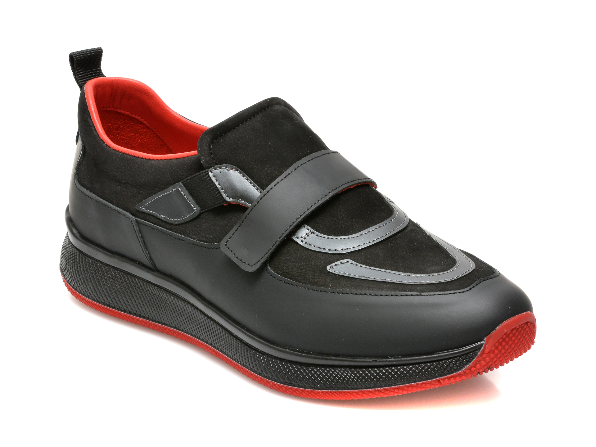 Pantofi sport GRYXX negri, 250091, din piele naturala Gryxx imagine 2022 13clothing.ro