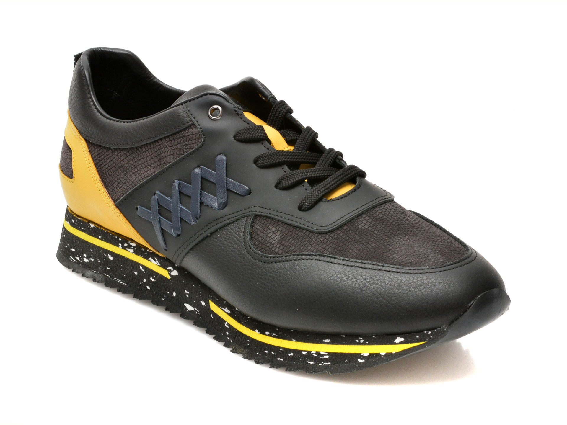 Pantofi sport GRYXX negri, 253256, din piele naturala Gryxx imagine 2022 reducere