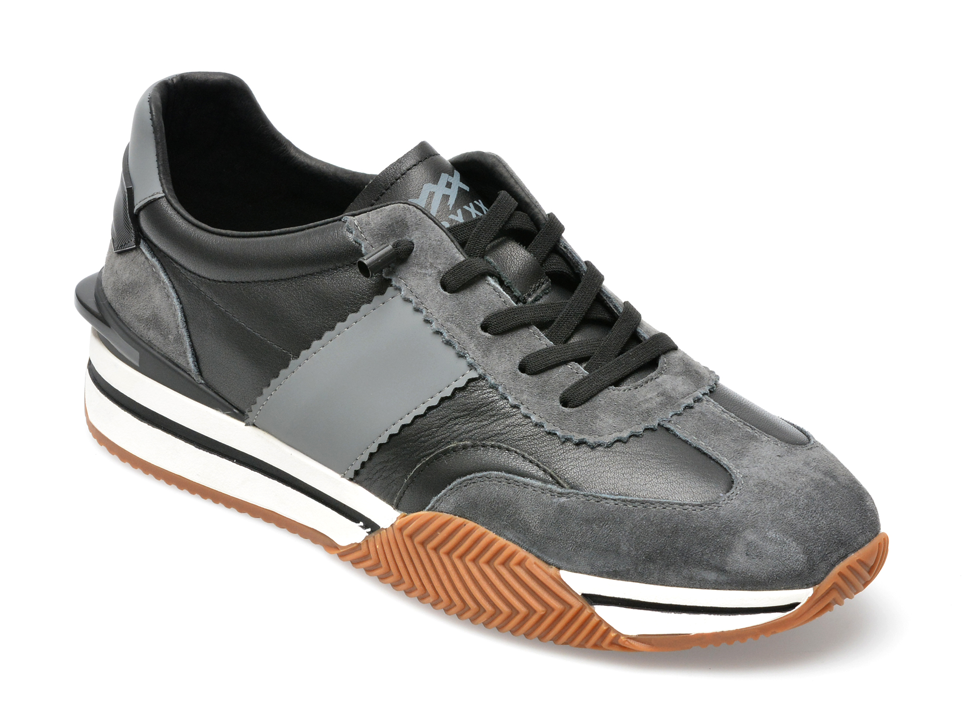 Pantofi sport GRYXX negri, 2722, din piele naturala /barbati/pantofi imagine noua