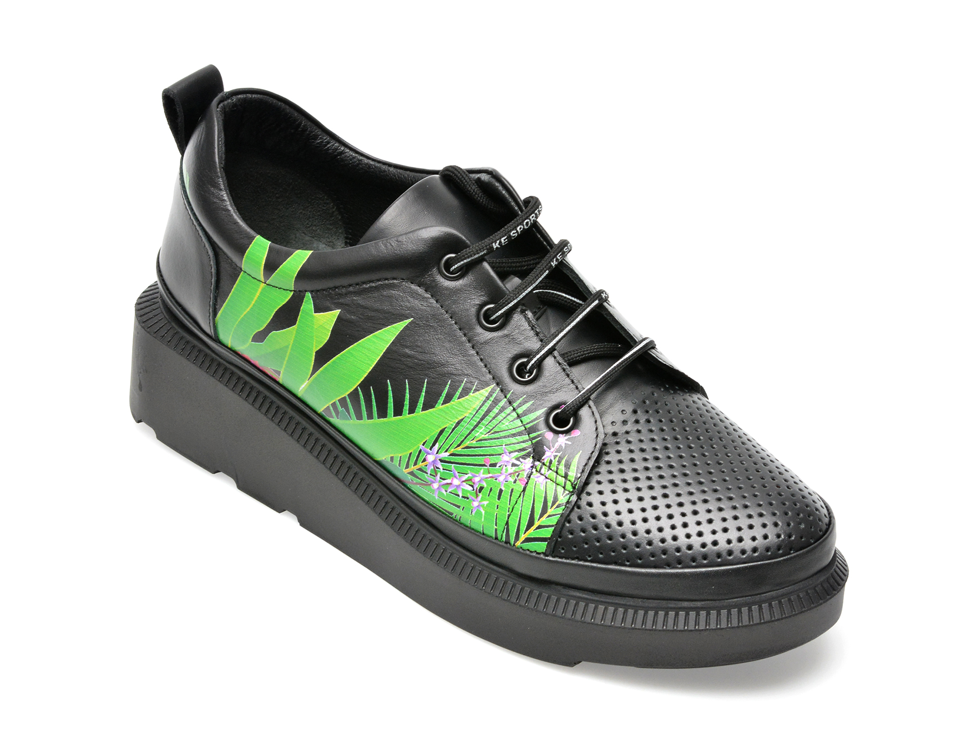 Pantofi sport GRYXX negri, 383208, din piele naturala