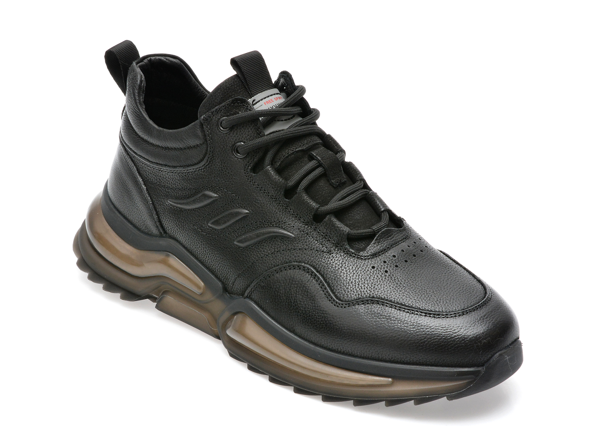 Pantofi sport GRYXX negri, 5115, din piele naturala /barbati/pantofi imagine super redus 2022