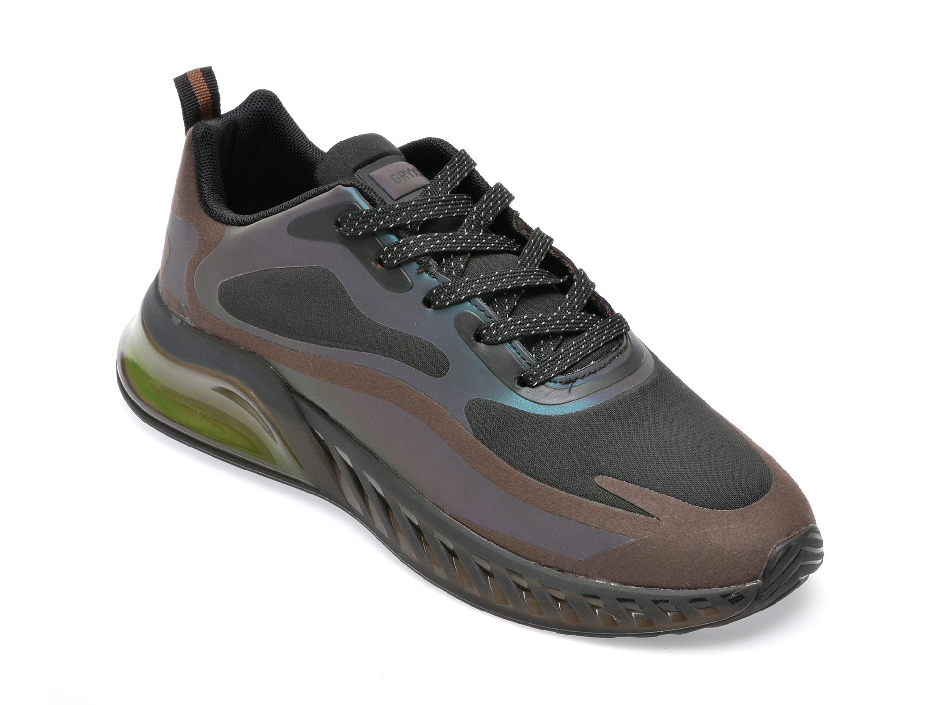 Pantofi sport GRYXX negri, 66139, din material textil si piele ecologica /barbati/pantofi imagine noua