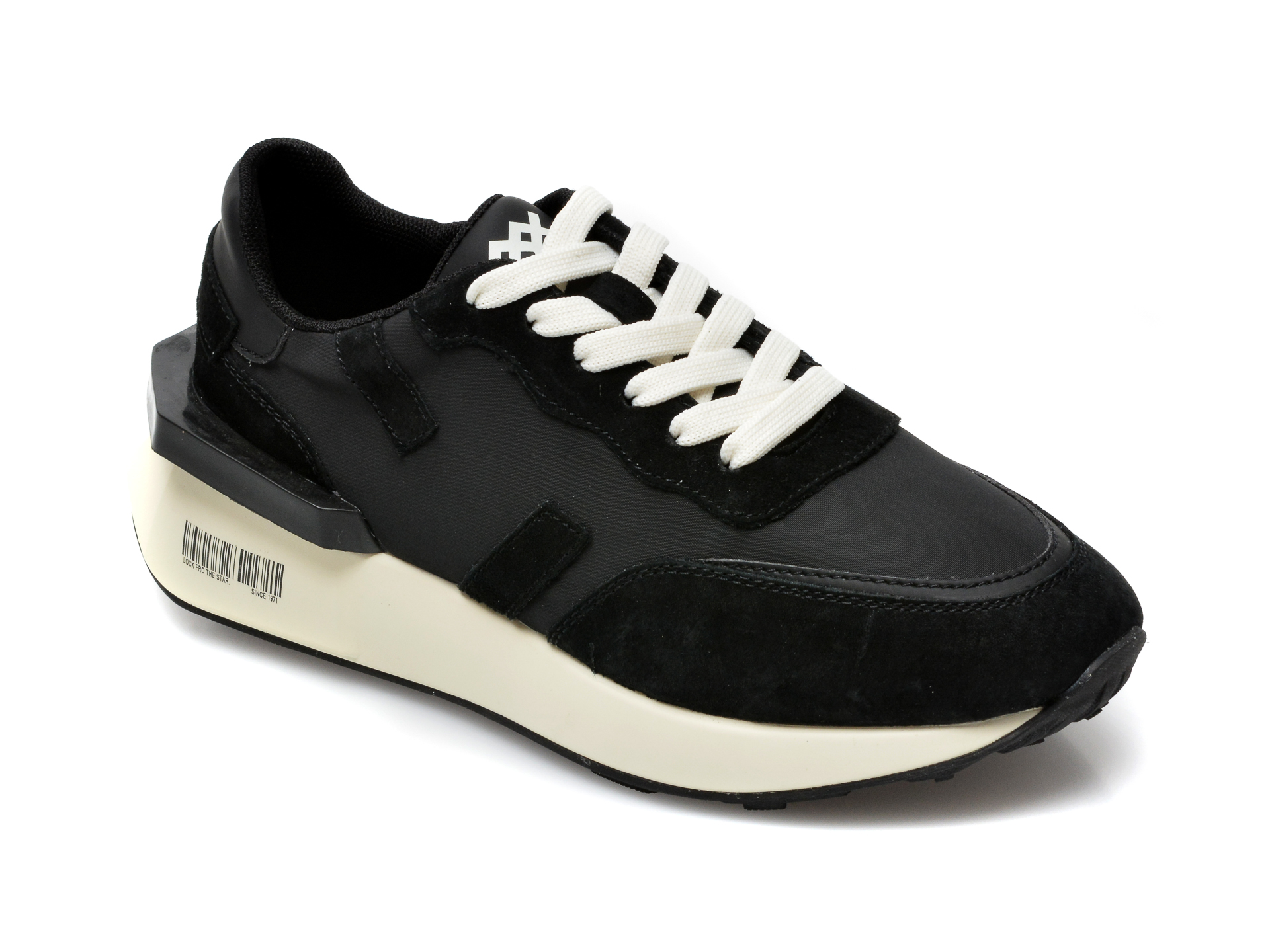 Pantofi sport GRYXX negri, A26102, din material textil si piele naturala Gryxx