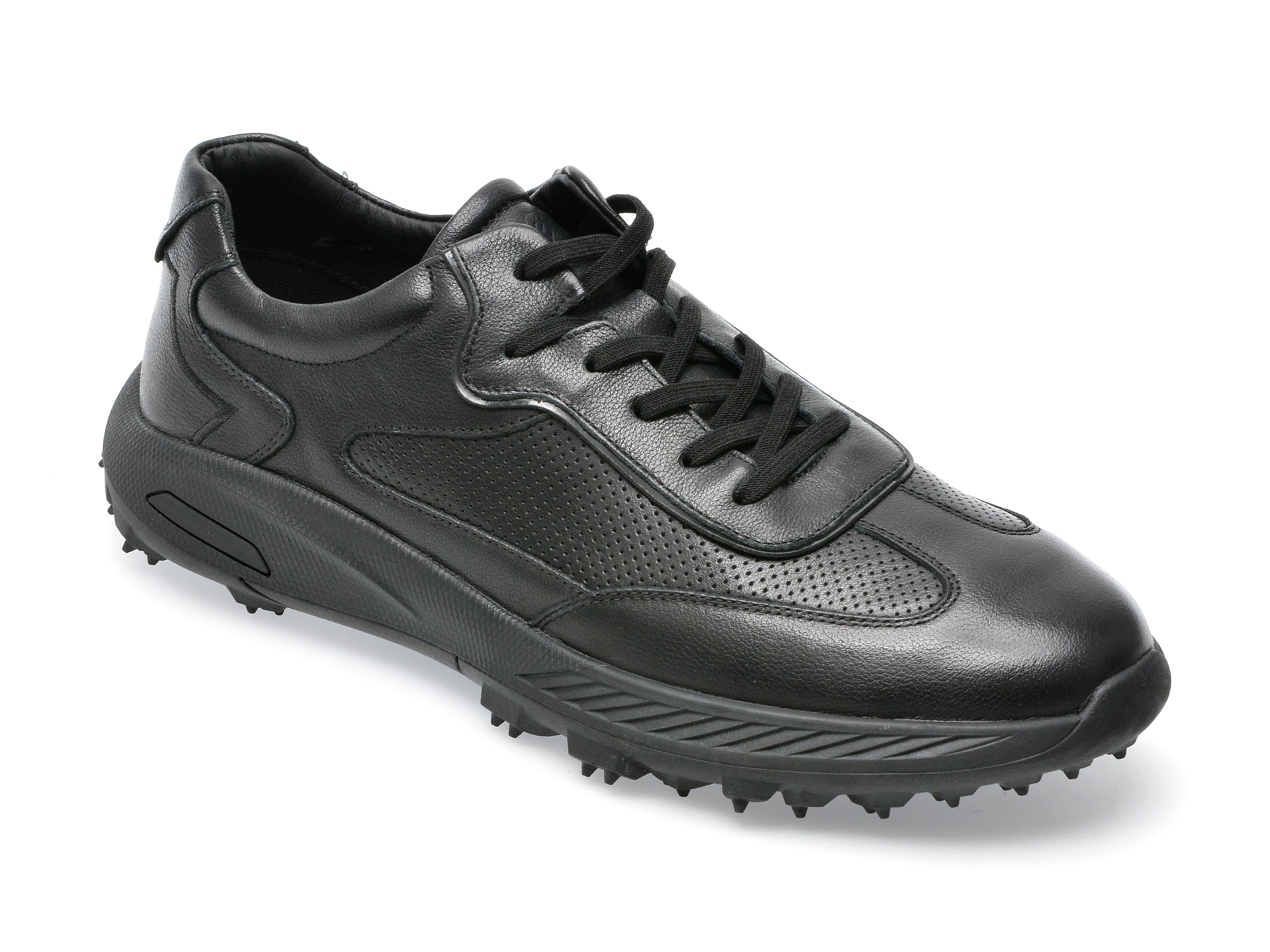 Pantofi sport GRYXX negri, A6218, din piele naturala /barbati/pantofi imagine noua