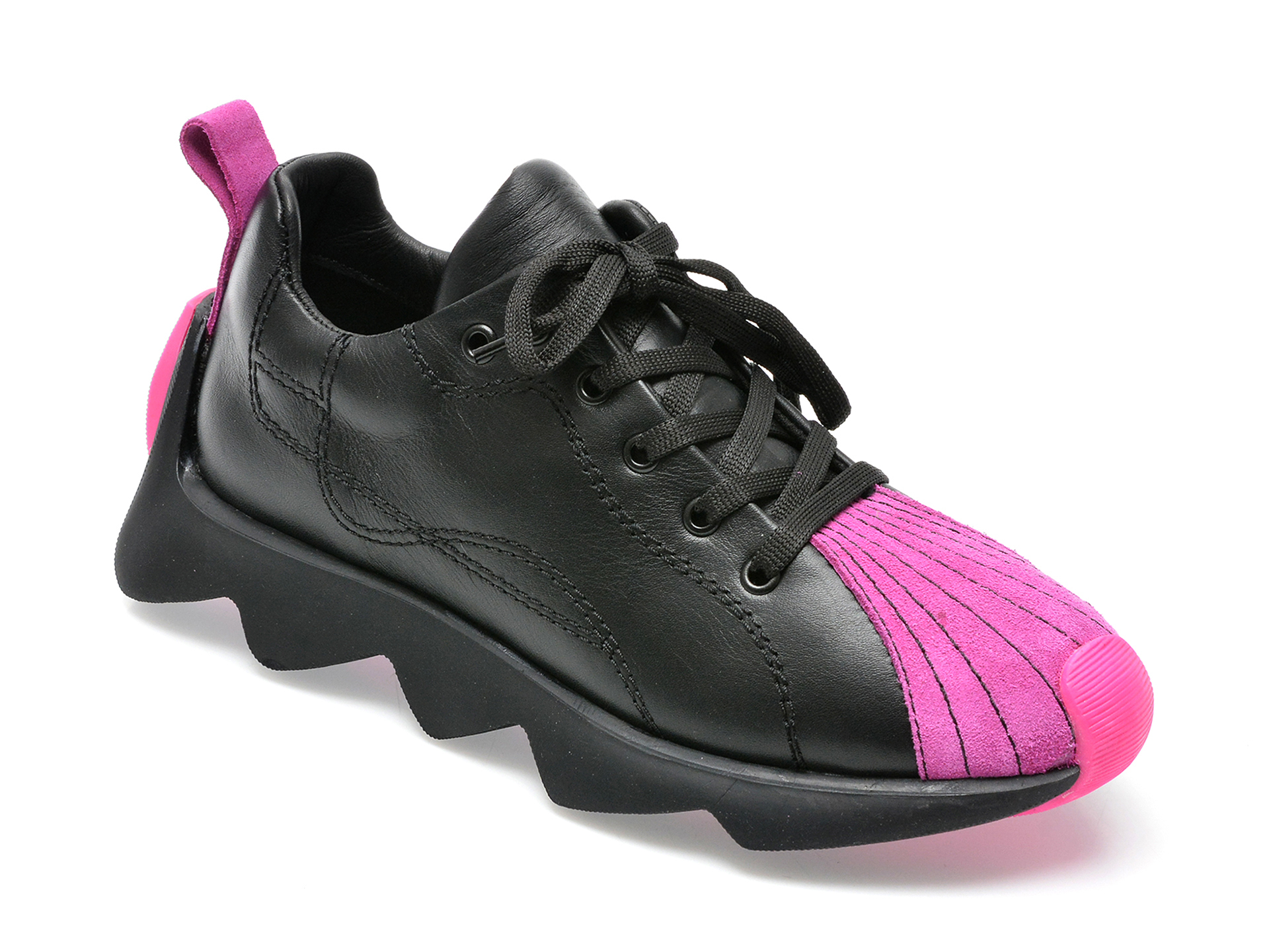 Pantofi sport GRYXX negri, AD85, din piele naturala