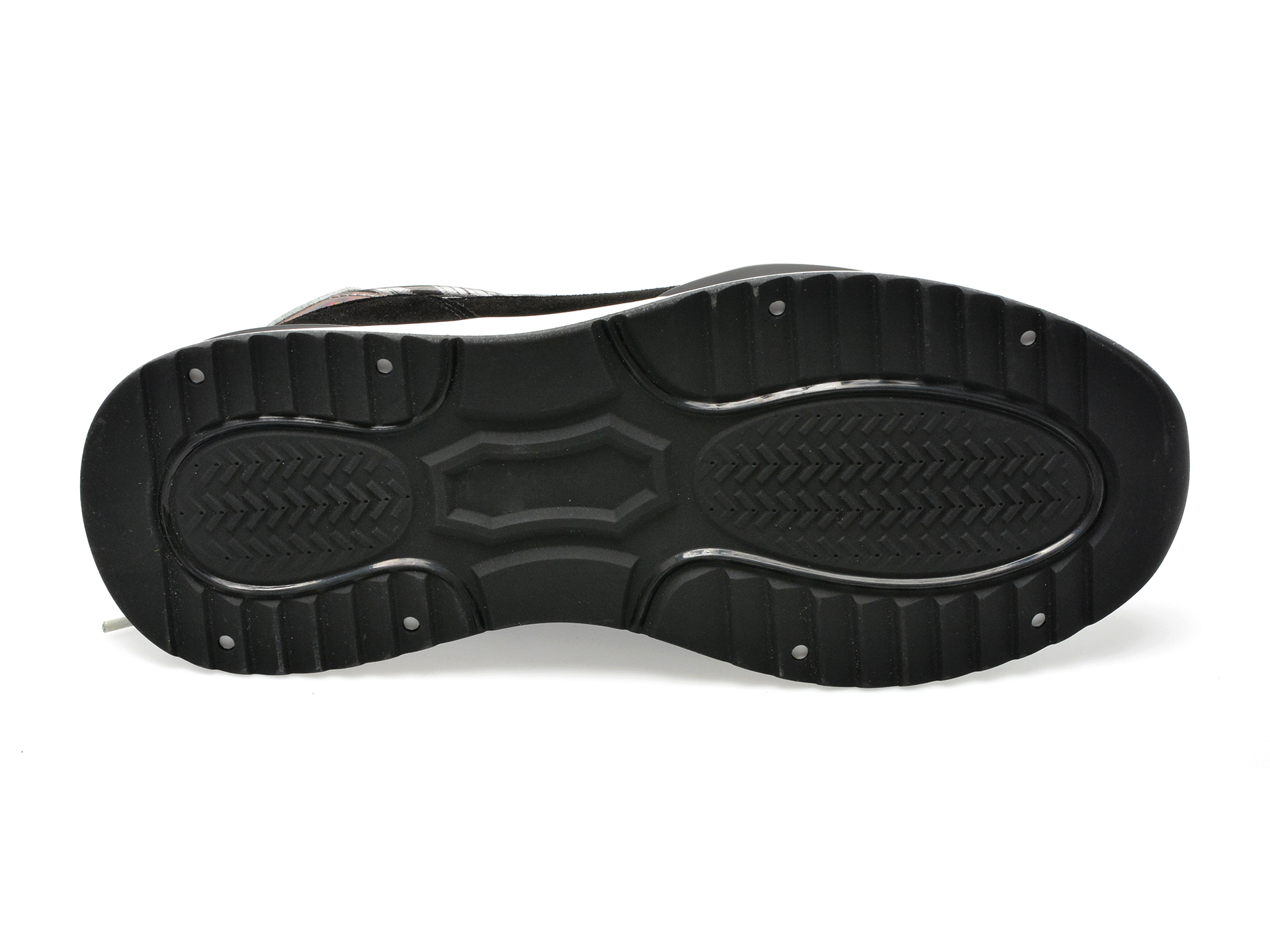 Pantofi sport GRYXX negri, GS20002, din material textil si piele intoarsa