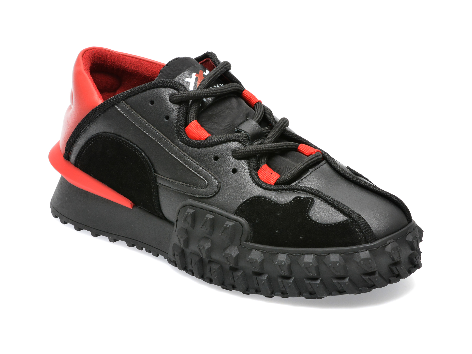 Pantofi sport GRYXX negri, LN189, din piele naturala